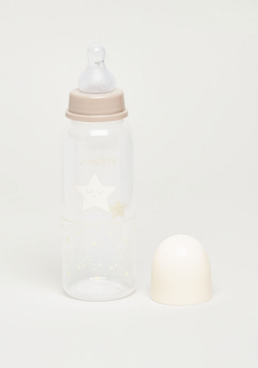 Juniors Printed Feeding Bottle with Cap - 250 ml-Bottles and Teats-image-1