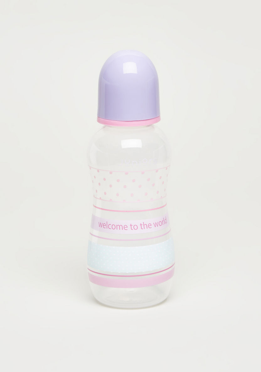 Juniors Girls World Print Feeding Bottle - 300 ml-Bottles and Teats-image-0