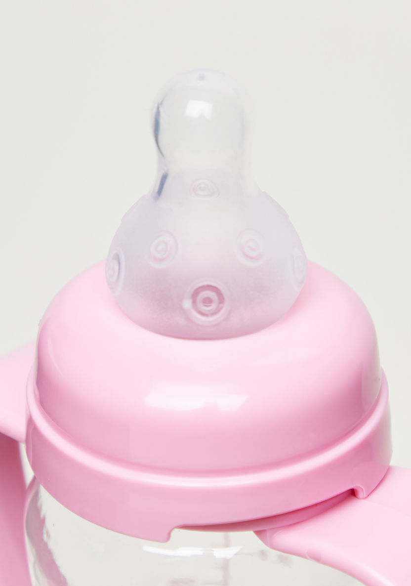 Juniors Printed Feeding Bottle with Handles - 250 ml-Bottles and Teats-image-3