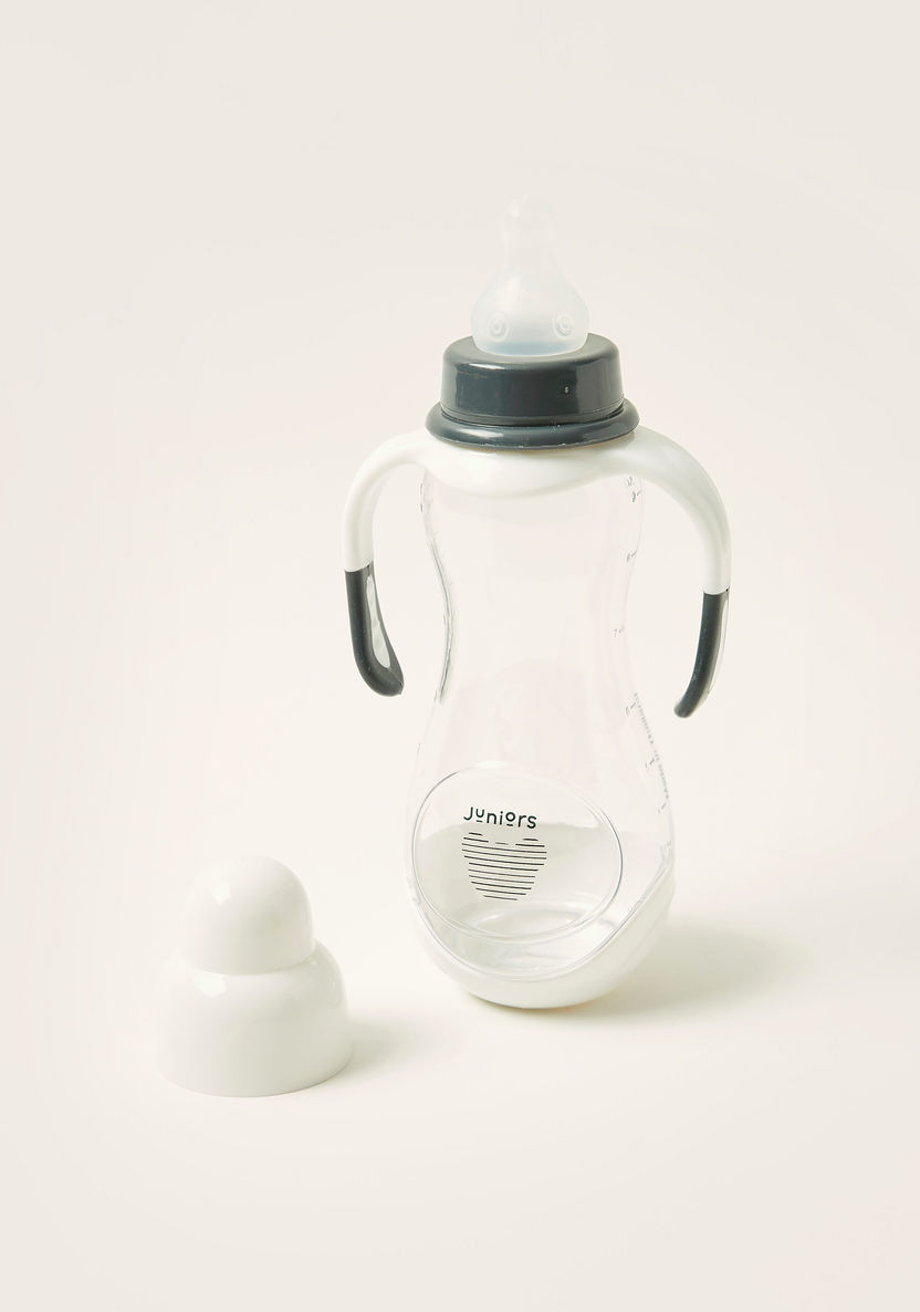 Juniors Printed Feeding Bottle with Handles - 250 ml-Bottles and Teats-image-0