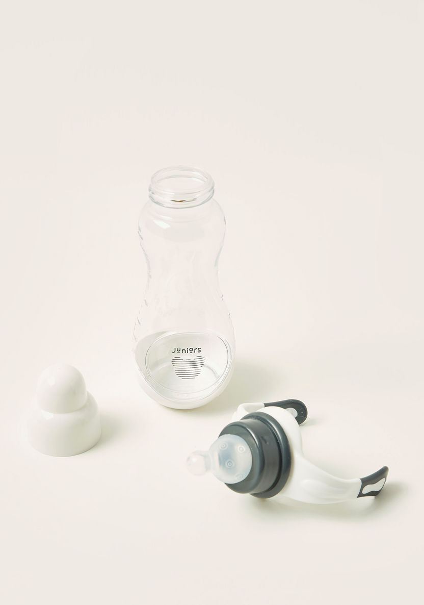 Juniors Printed Feeding Bottle with Handles - 250 ml-Bottles and Teats-image-4