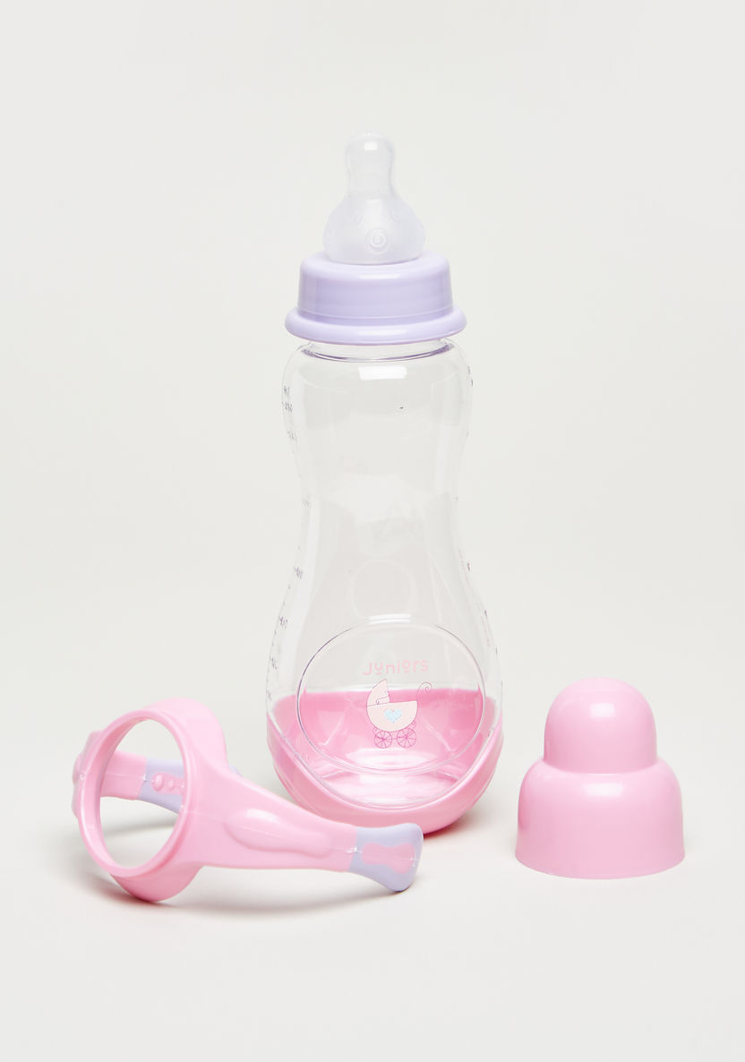 Juniors Printed Feeding Bottle with Handle - 250 ml-Bottles and Teats-image-1