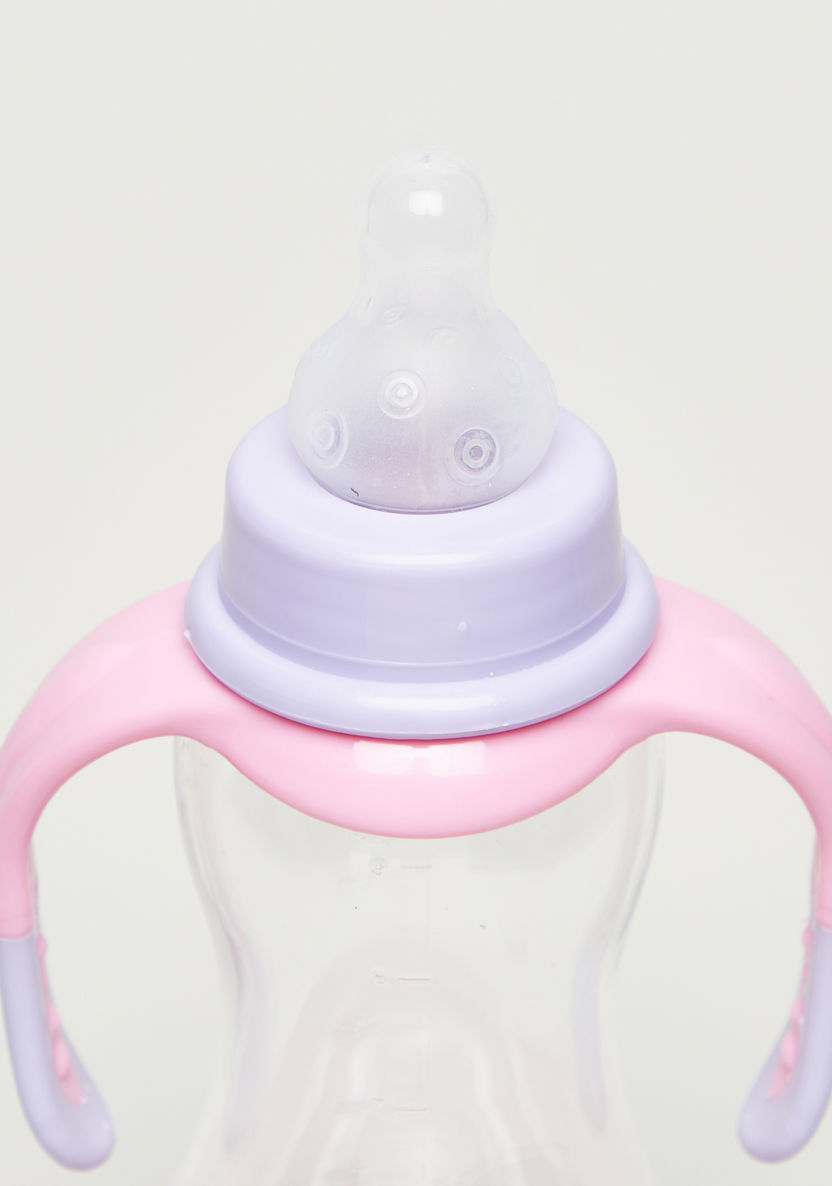Juniors Printed Feeding Bottle with Handle - 250 ml-Bottles and Teats-image-3