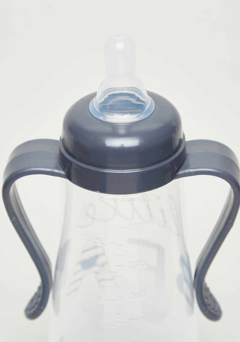 Juniors Printed Feeding Bottle with Handle - 300 ml-Bottles and Teats-image-3