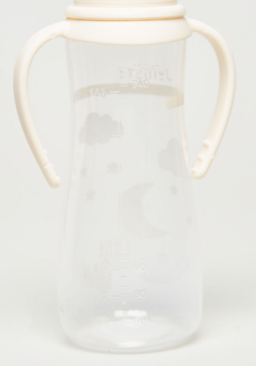 Juniors Printed Feeding Bottle with Handle - 250 ml-Bottles and Teats-image-2