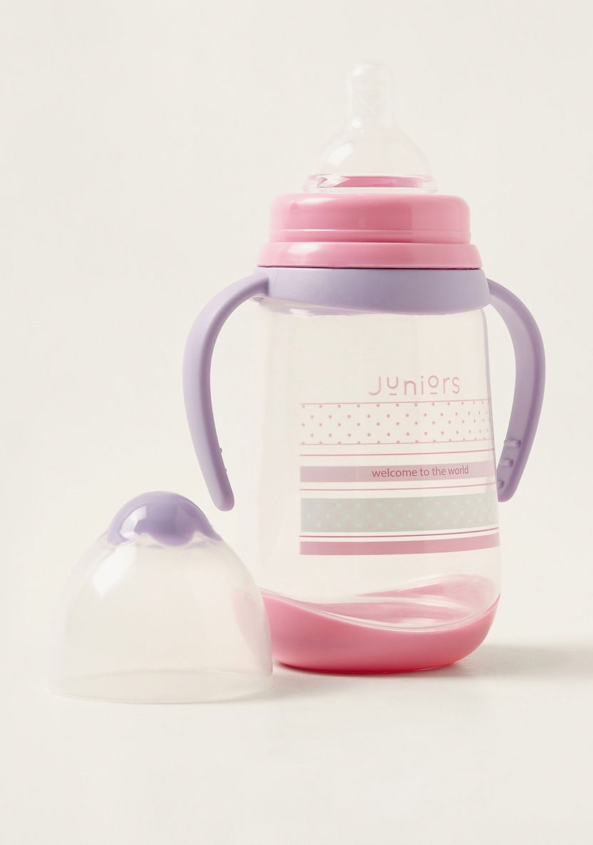 Juniors Feeding Bottle with Handles-Bottles and Teats-image-0