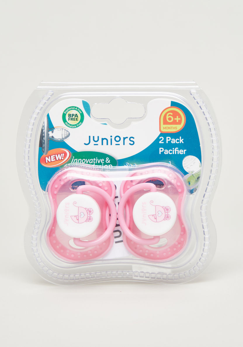 Junior Printed 2-Piece Soother Set - 6 months+-Pacifiers-image-0