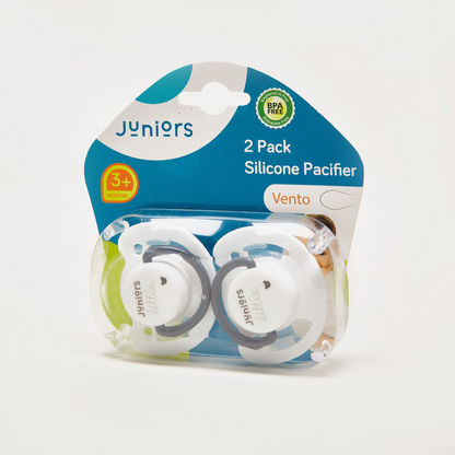 Juniors Little 2-Pack Silicone Soother - 3 months+-Pacifiers-image-3