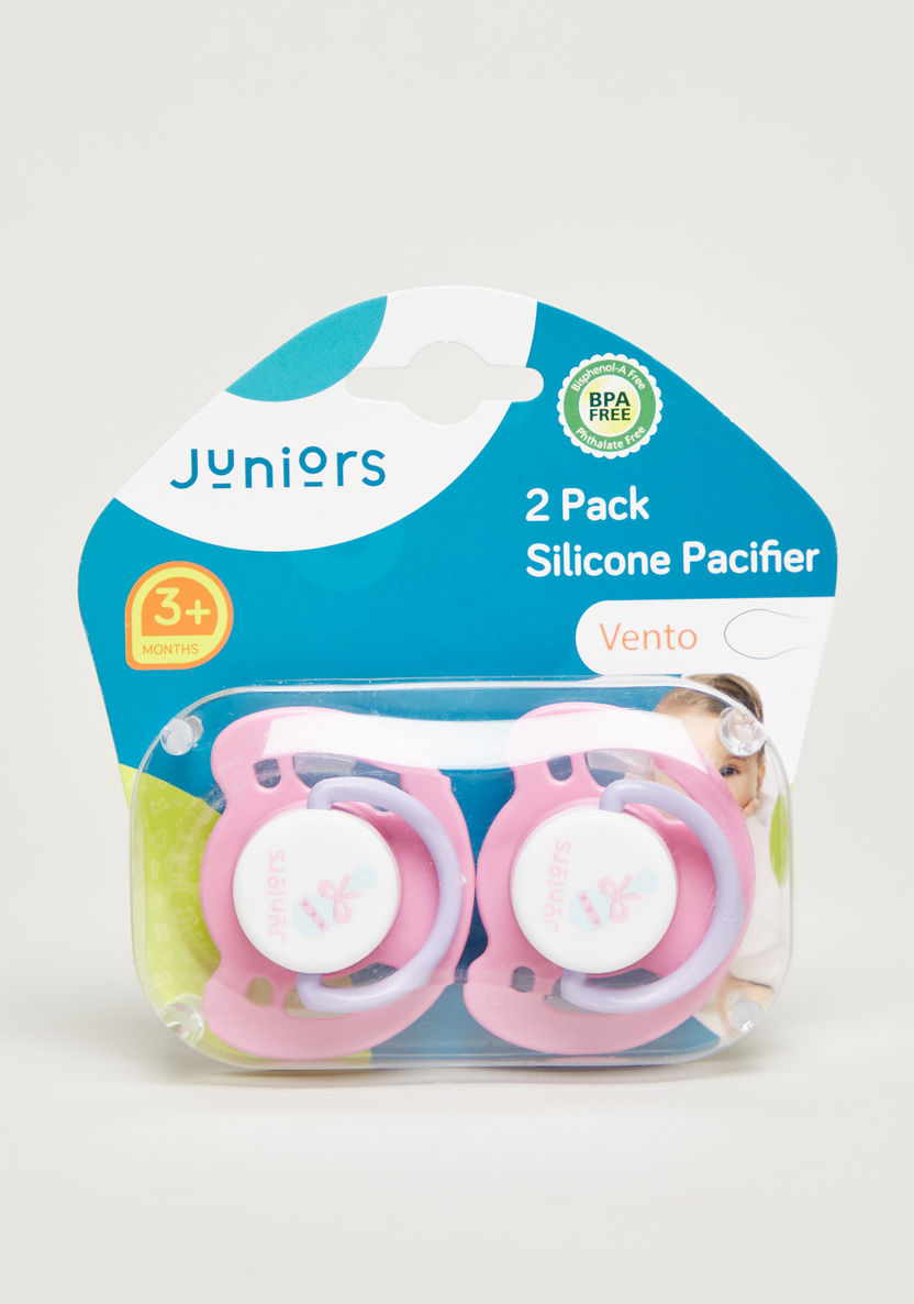 Juniors 2-Piece Printed Pacifier - 3 months+-Pacifiers-image-0
