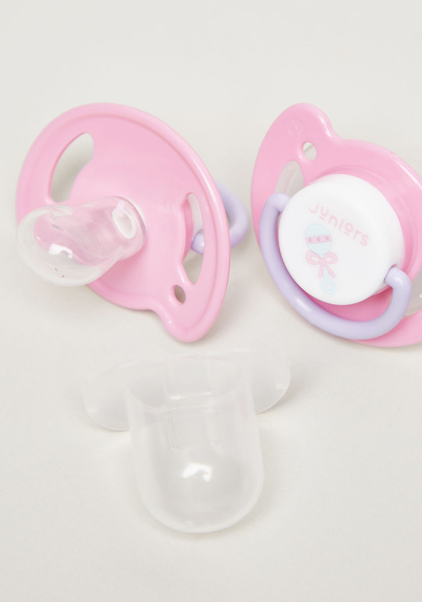 Juniors 2-Piece Printed Pacifier - 3 months+-Pacifiers-image-3