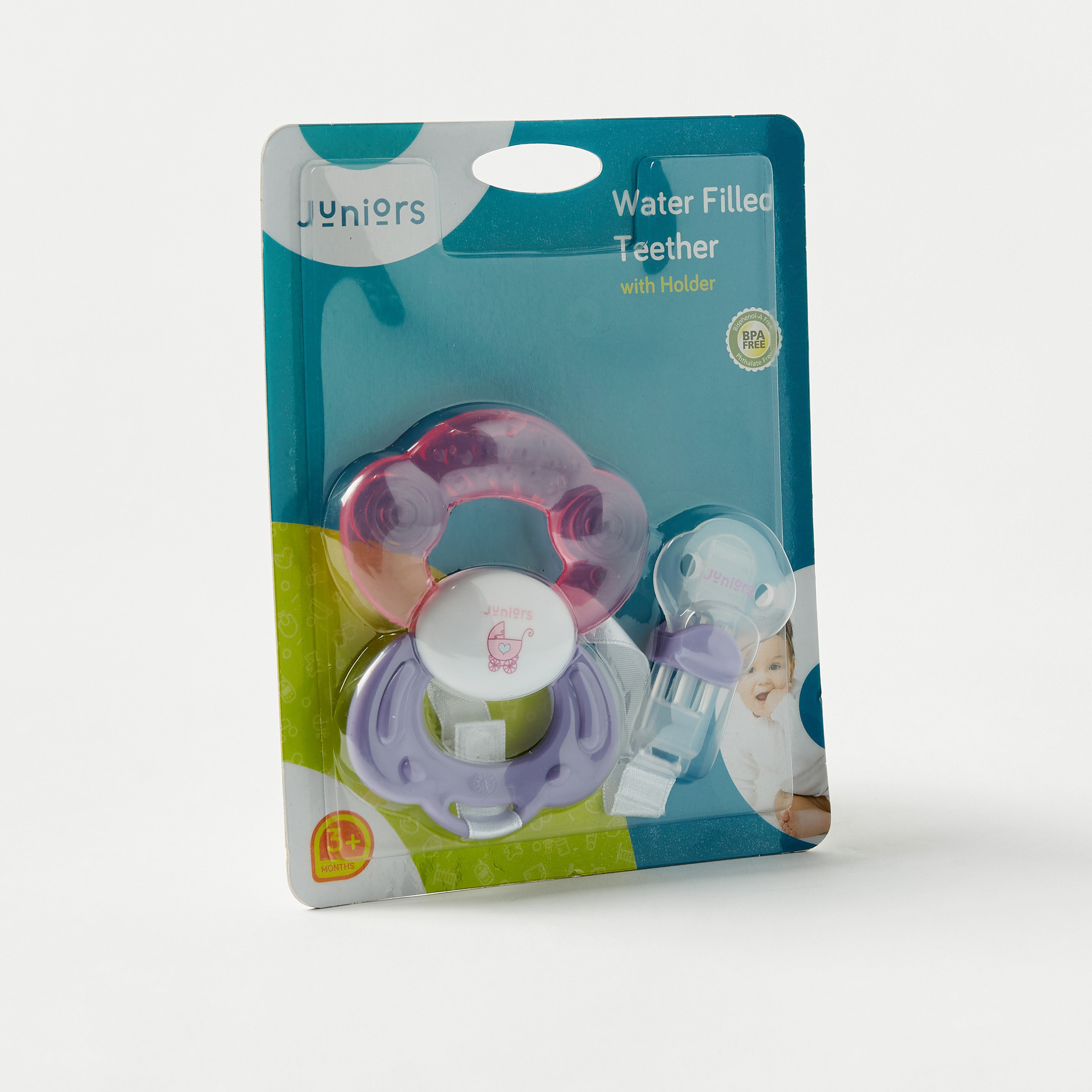 Juniors Printed Water Filled Teether with Holder-baby-feeding-teethers-image-2
