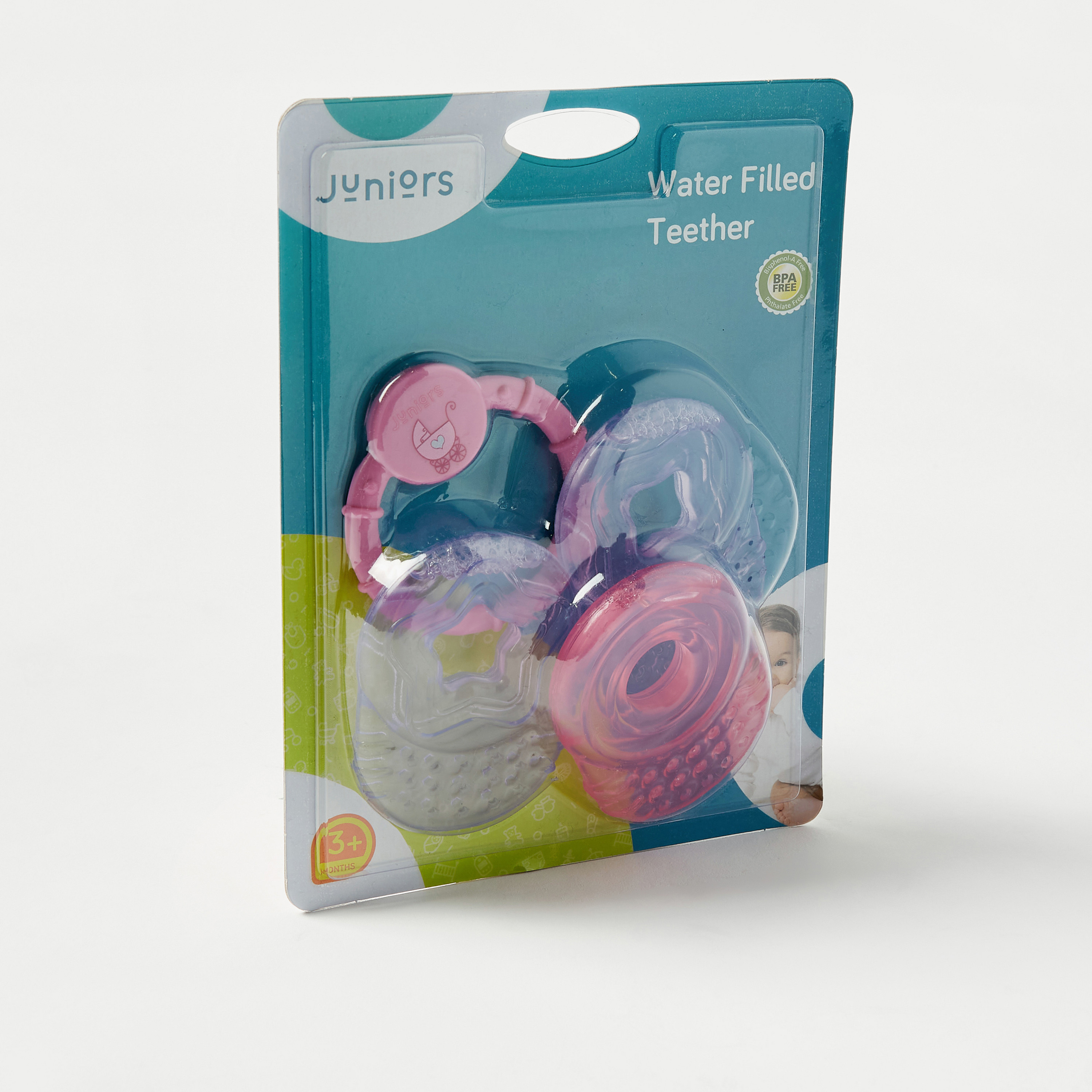 Juniors Water Filled Girls World Teether Key-baby-feeding-teethers-image-2