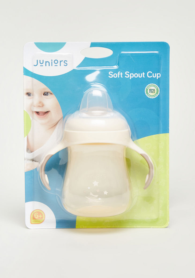 Juniors Sweet Dream Print Soft Spout Sipper Cup with Handles - 250 ml-Mealtime Essentials-image-4
