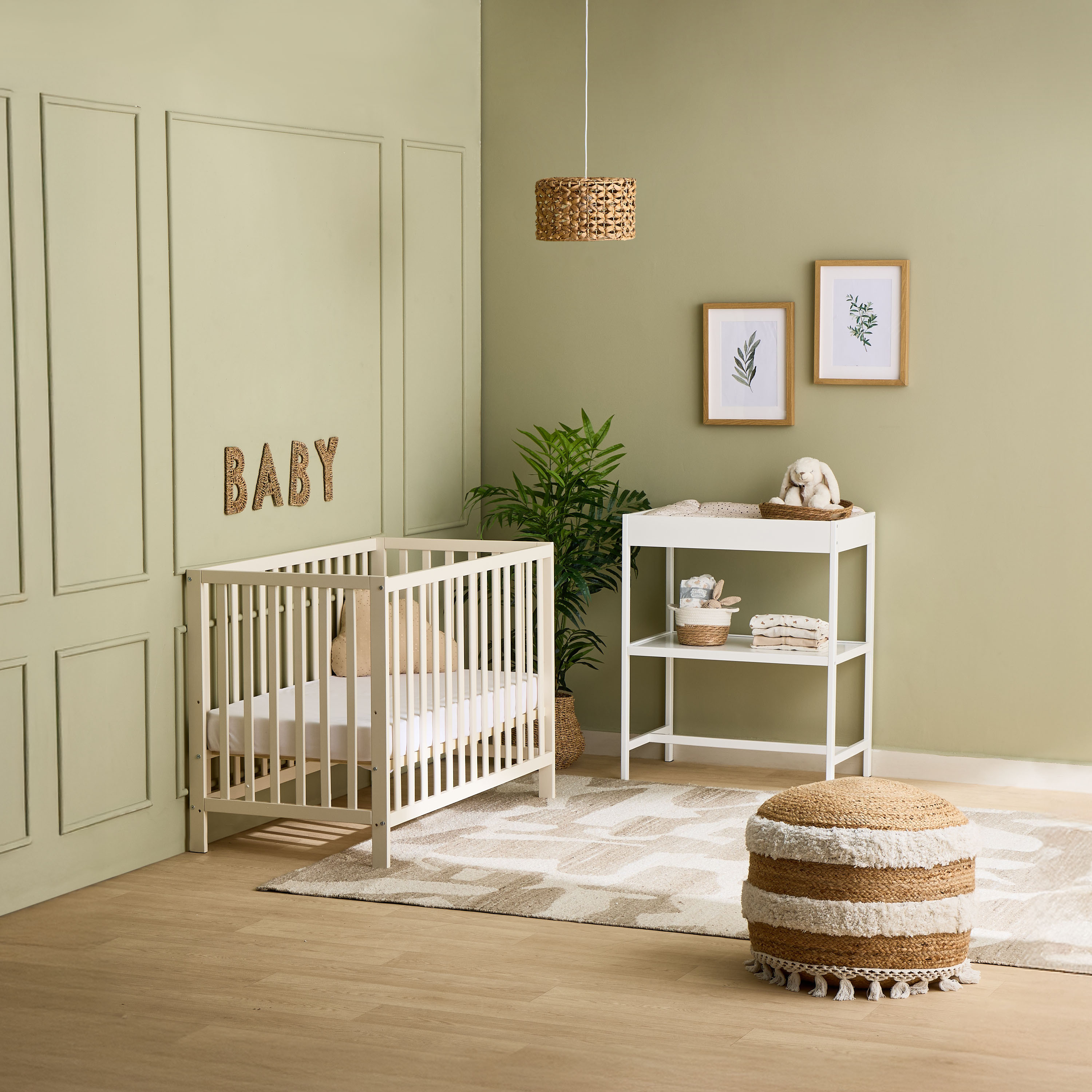 سرير أطفال بارتفاع قابل للتعديل دارفين من جونيورز - (حتى 3 سنوات)-baby-nursery-furniture-cribsandbeds-babycribs-image-12