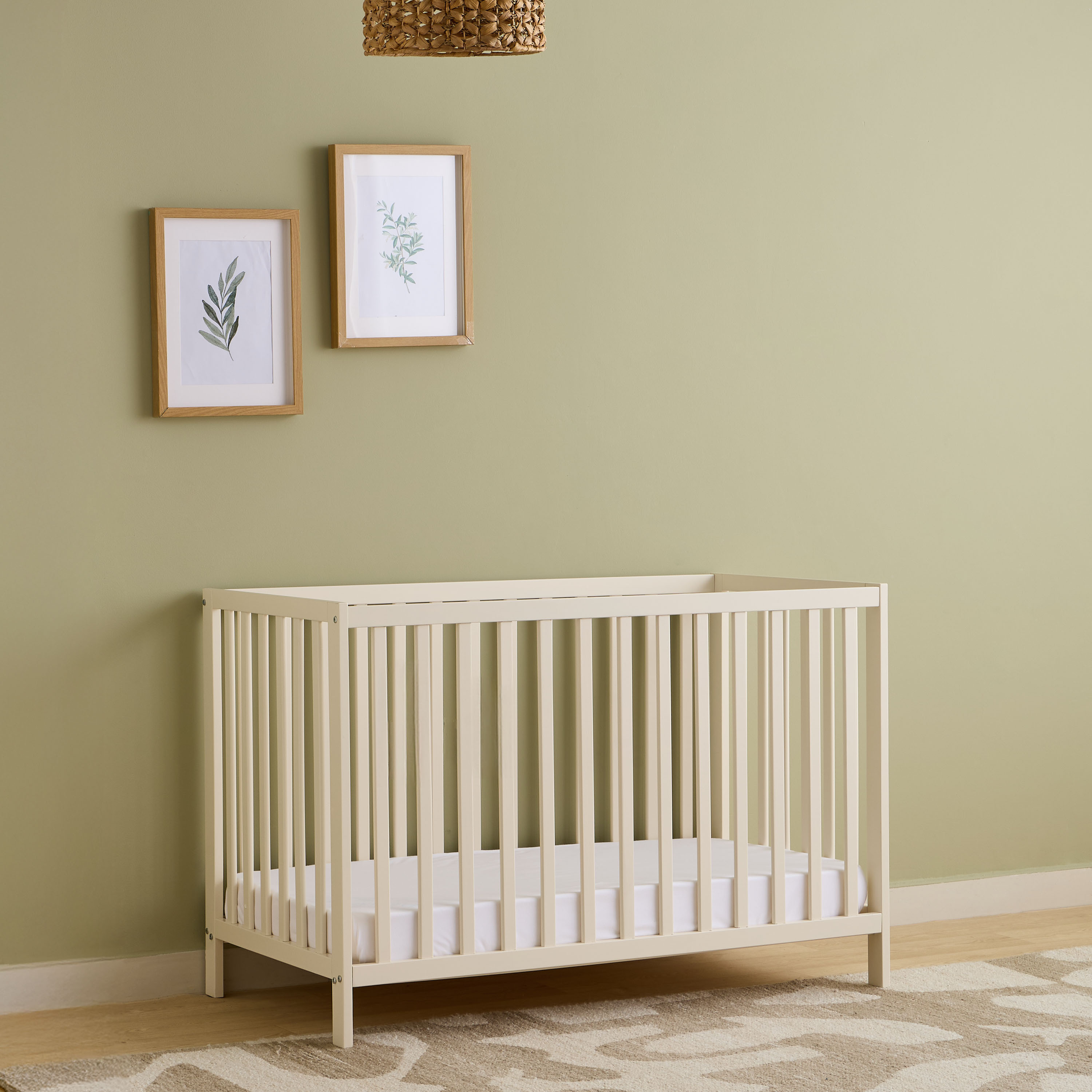 سرير أطفال بارتفاع قابل للتعديل دارفين من جونيورز - (حتى 3 سنوات)-baby-nursery-furniture-cribsandbeds-babycribs-image-2