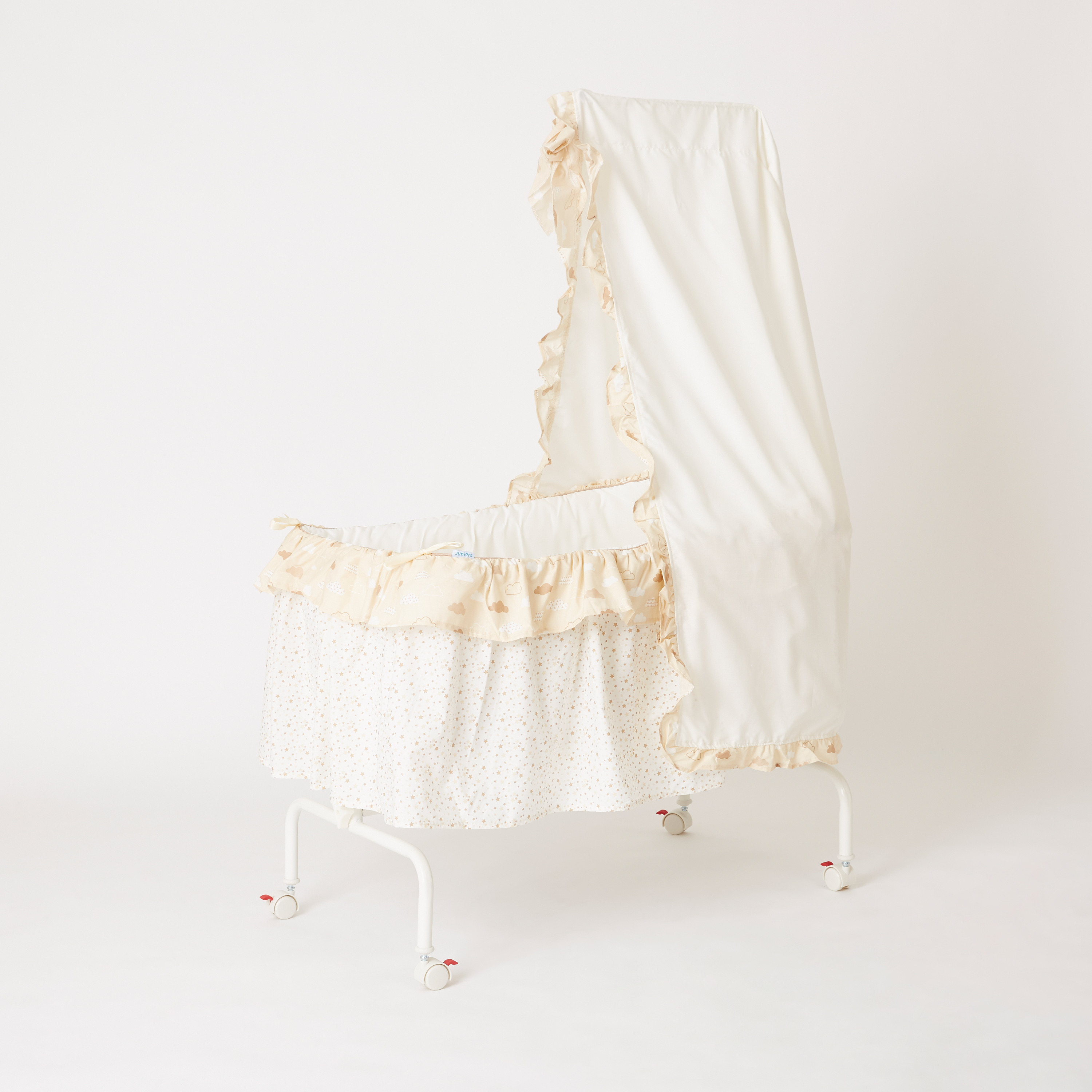 Juniors Tanveer Dream Big Bed with Canopy-baby-nursery-furniture-cribsandbeds-bassinets-image-1