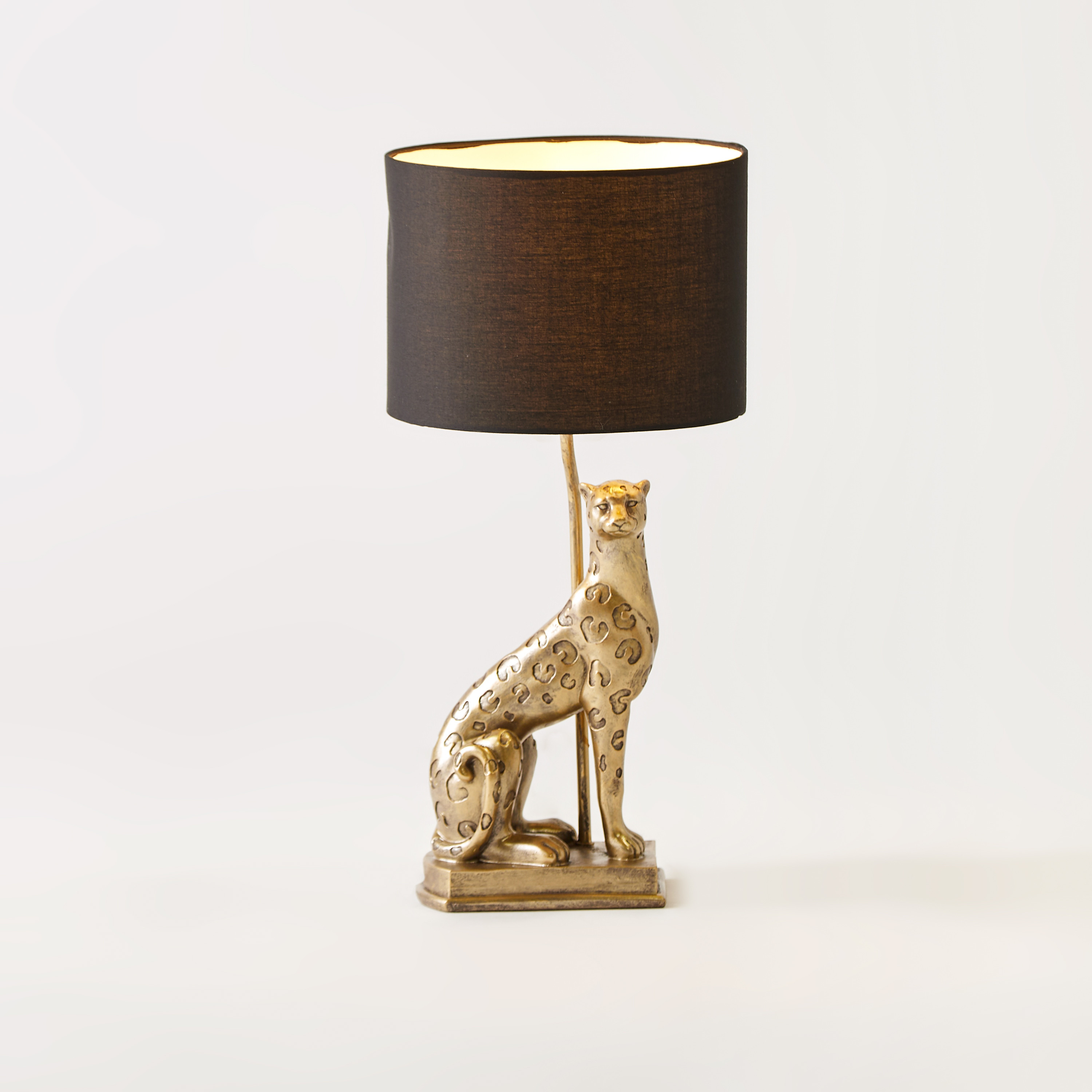 Leopard table store lamp