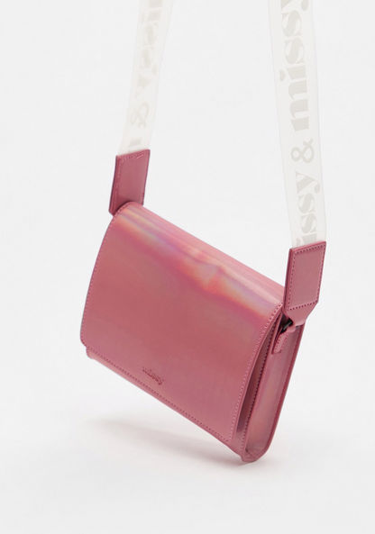 Missy Iridescent Crossbody Bag with Adjustable Strap-Women%27s Handbags-image-1