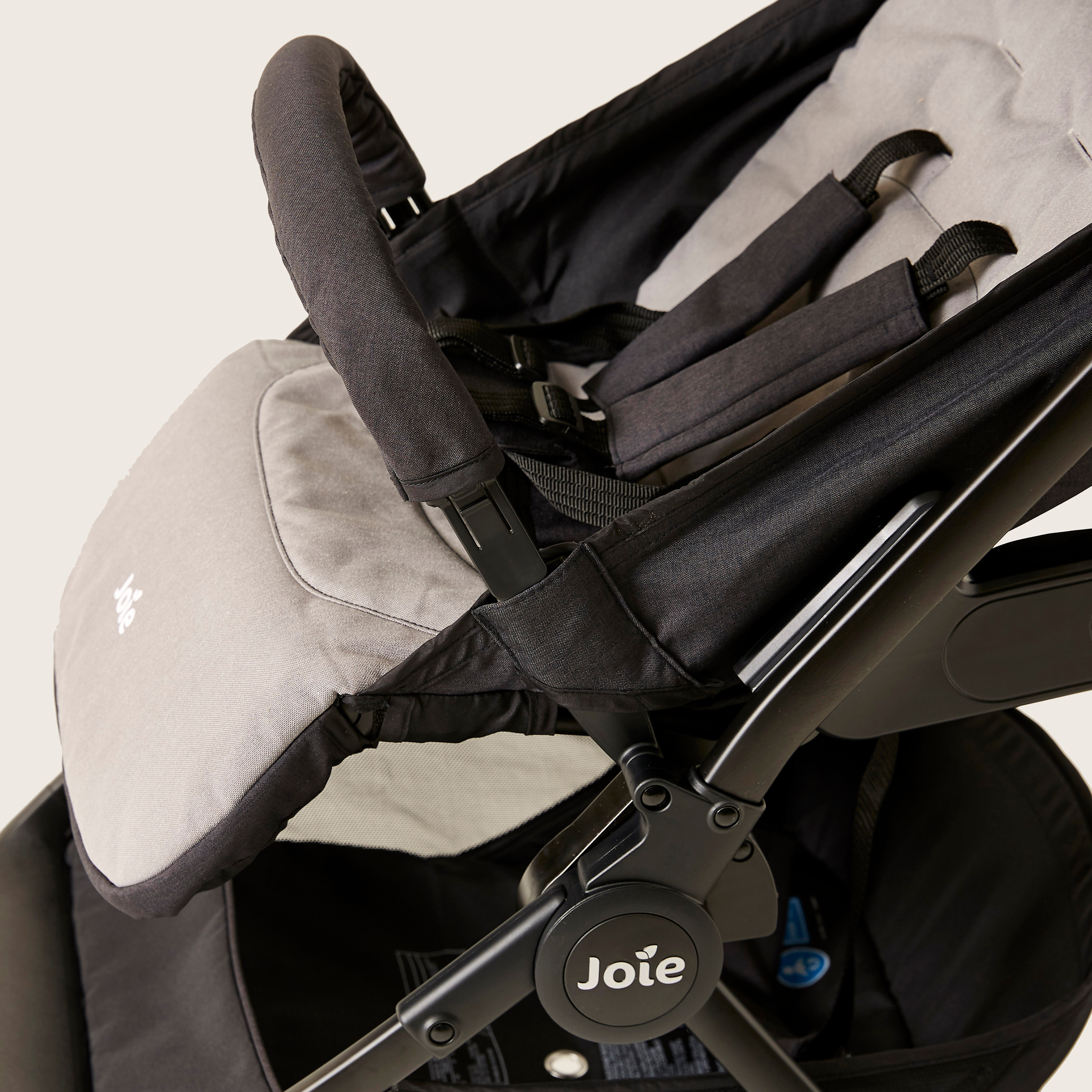 Joie Black Cabin Approved Stroller with Metal Frame, Wheel Lock and Compact Fold Carry-baby-gear-strollersandprams-strollers-image-13
