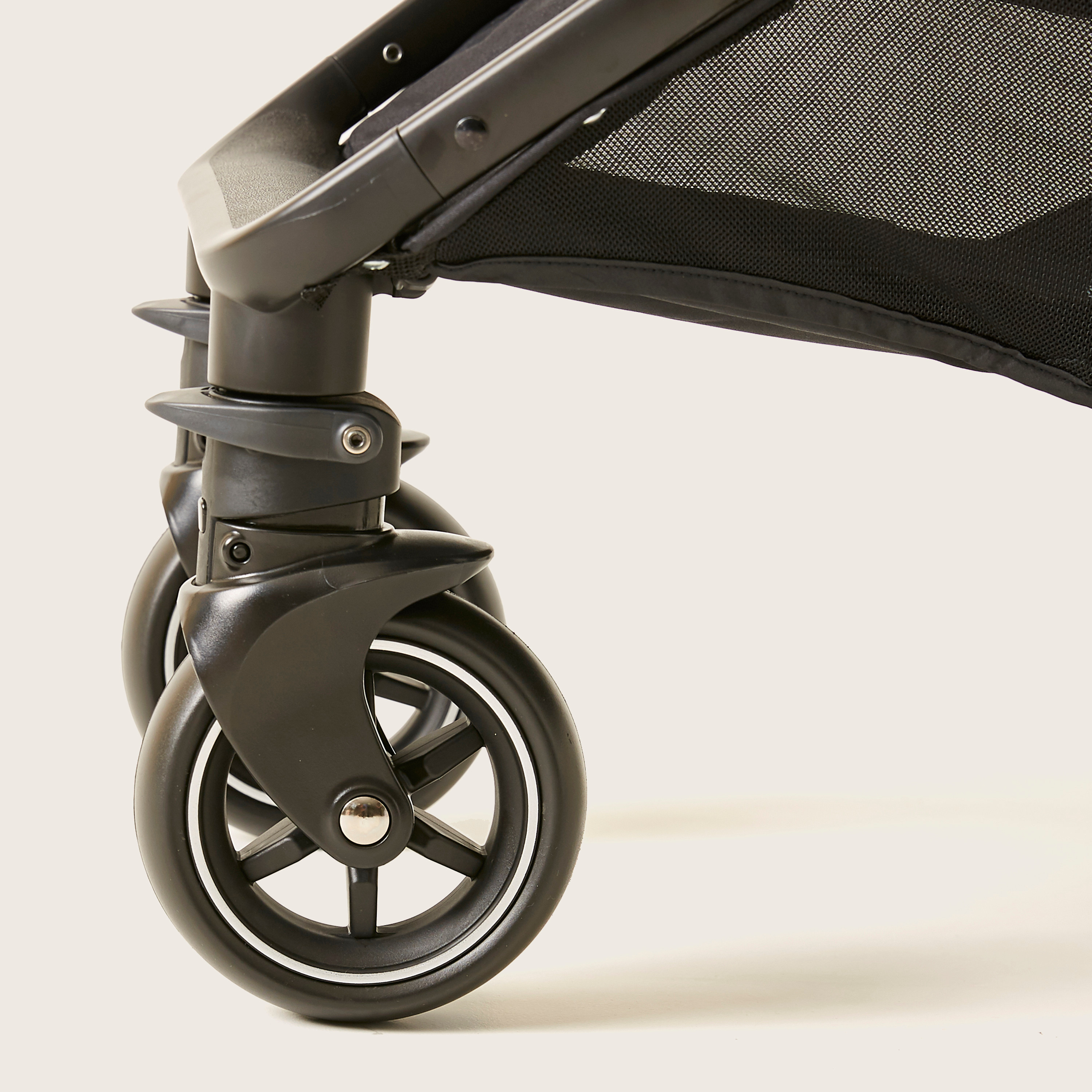 Joie Black Cabin Approved Stroller with Metal Frame, Wheel Lock and Compact Fold Carry-baby-gear-strollersandprams-strollers-image-14