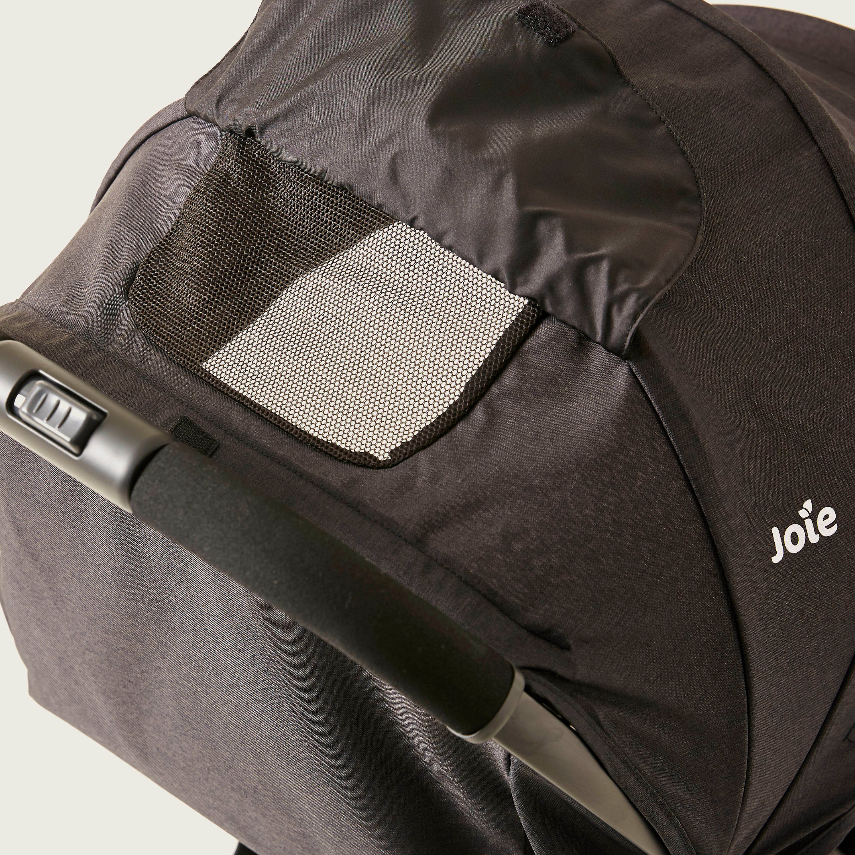 Joie Black Cabin Approved Stroller with Metal Frame, Wheel Lock and Compact Fold Carry-baby-gear-strollersandprams-strollers-image-2