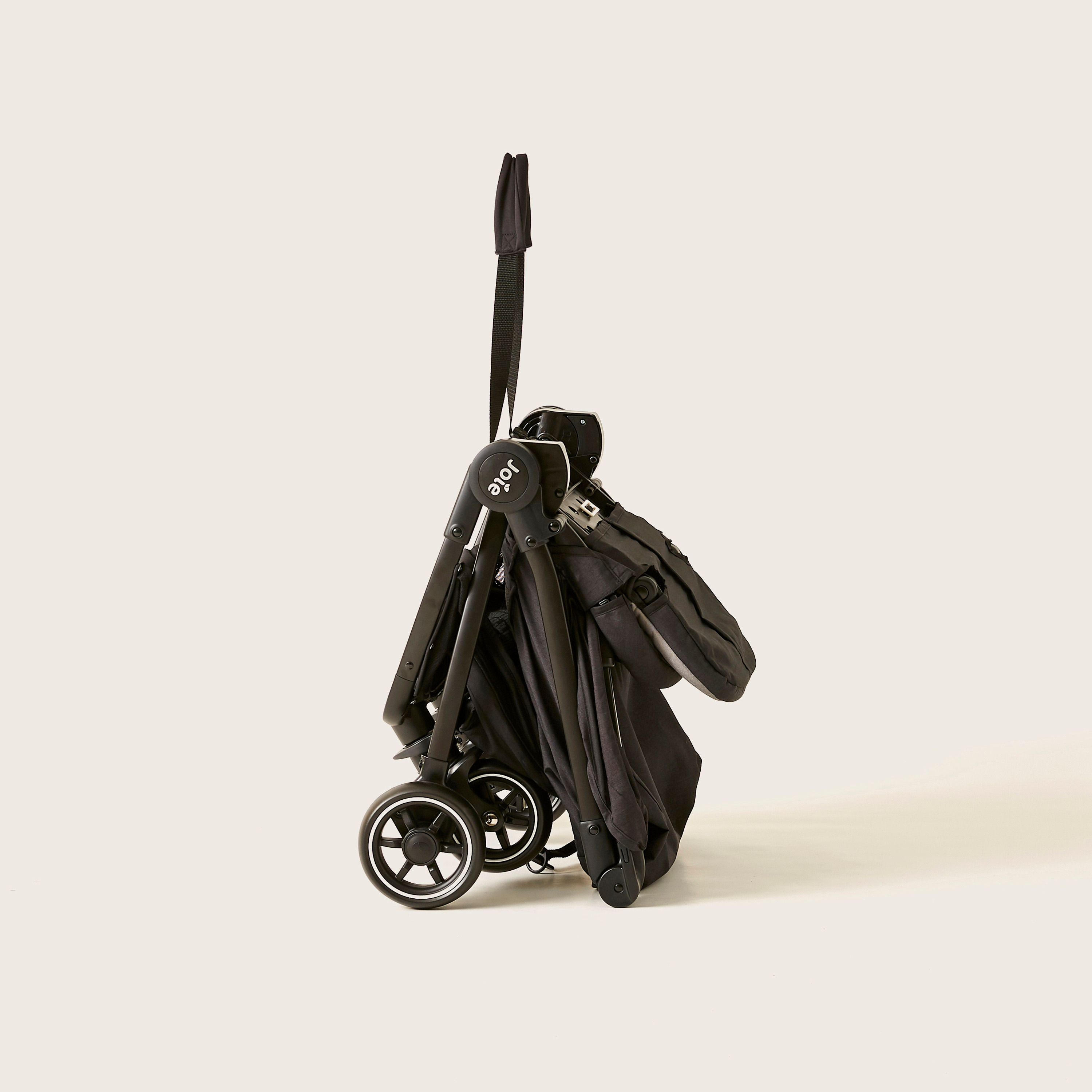Joie Black Cabin Approved Stroller with Metal Frame, Wheel Lock and Compact Fold Carry-baby-gear-strollersandprams-strollers-image-5