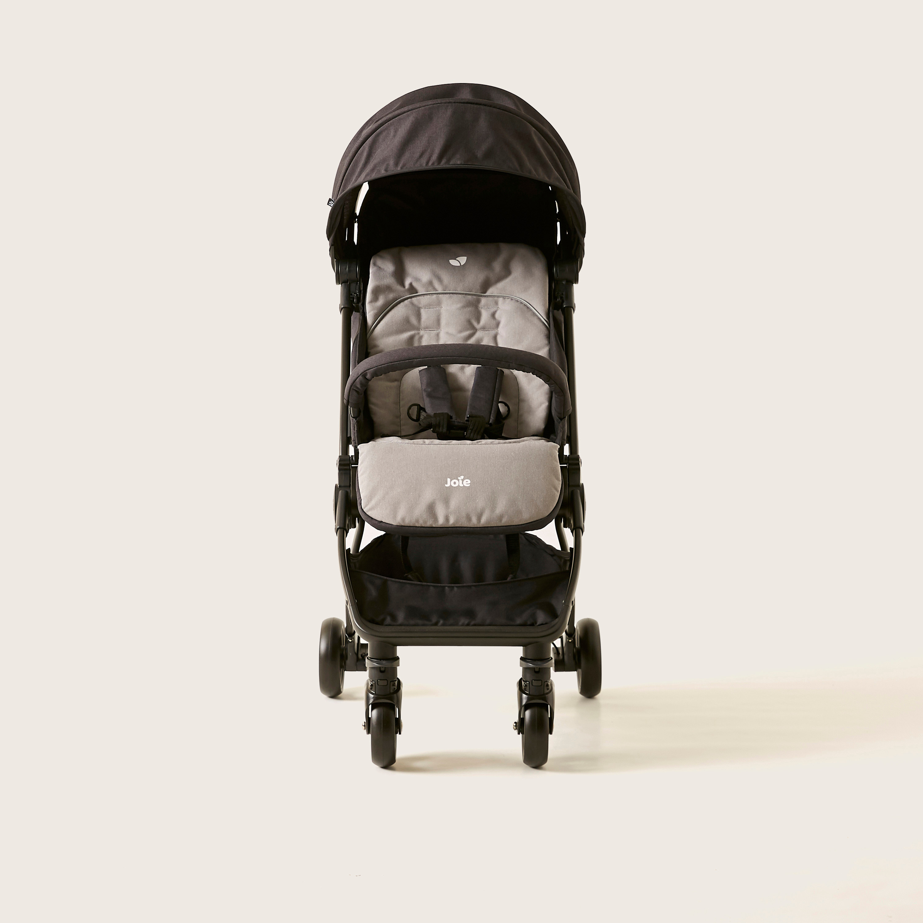 Joie Black Cabin Approved Stroller with Metal Frame, Wheel Lock and Compact Fold Carry-baby-gear-strollersandprams-strollers-image-7