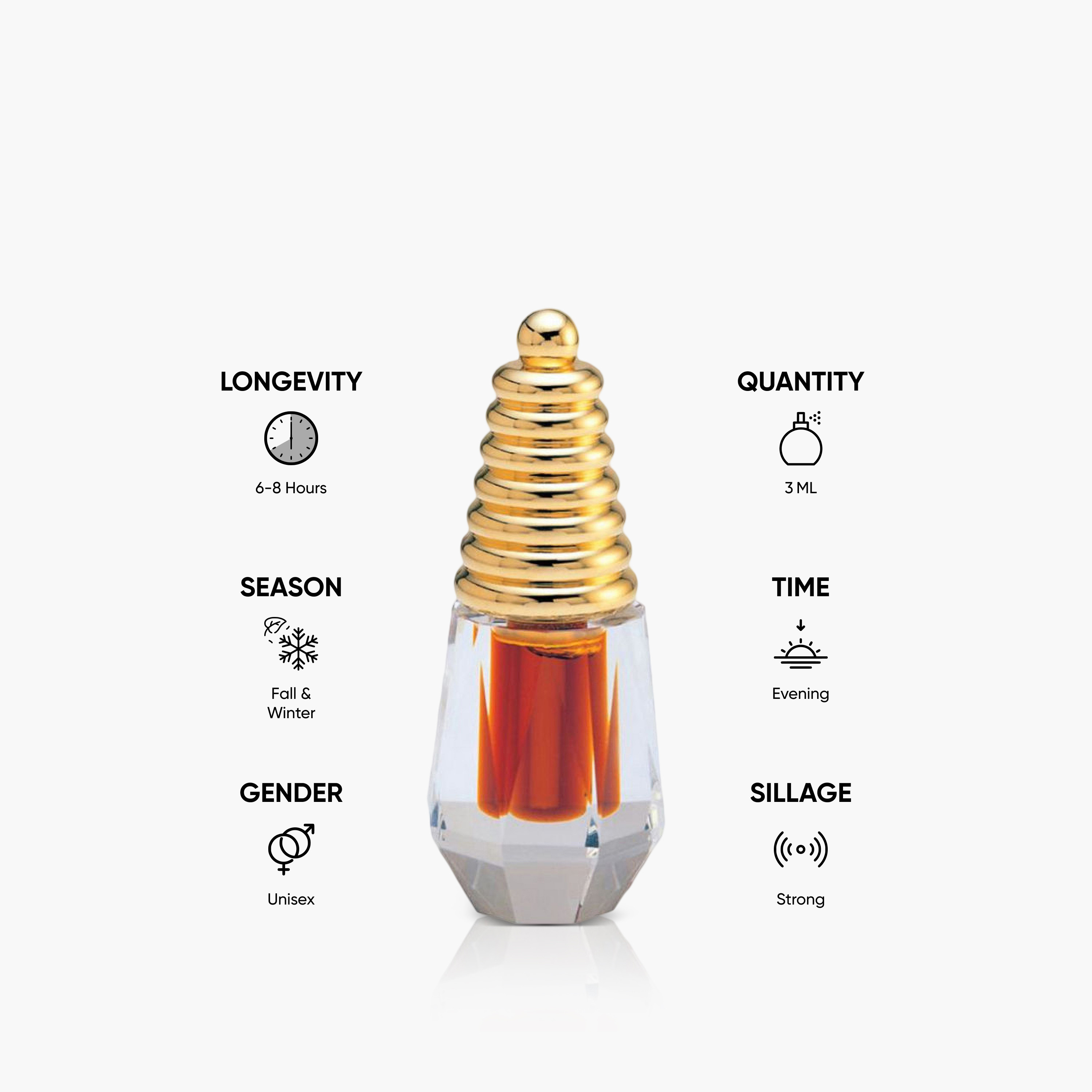 Ajmal Dahnal Oudh Jazzab Concentrated Perfume Oil - 3 ml-beautyandpersonalcare-fragrance-unisex-image-5