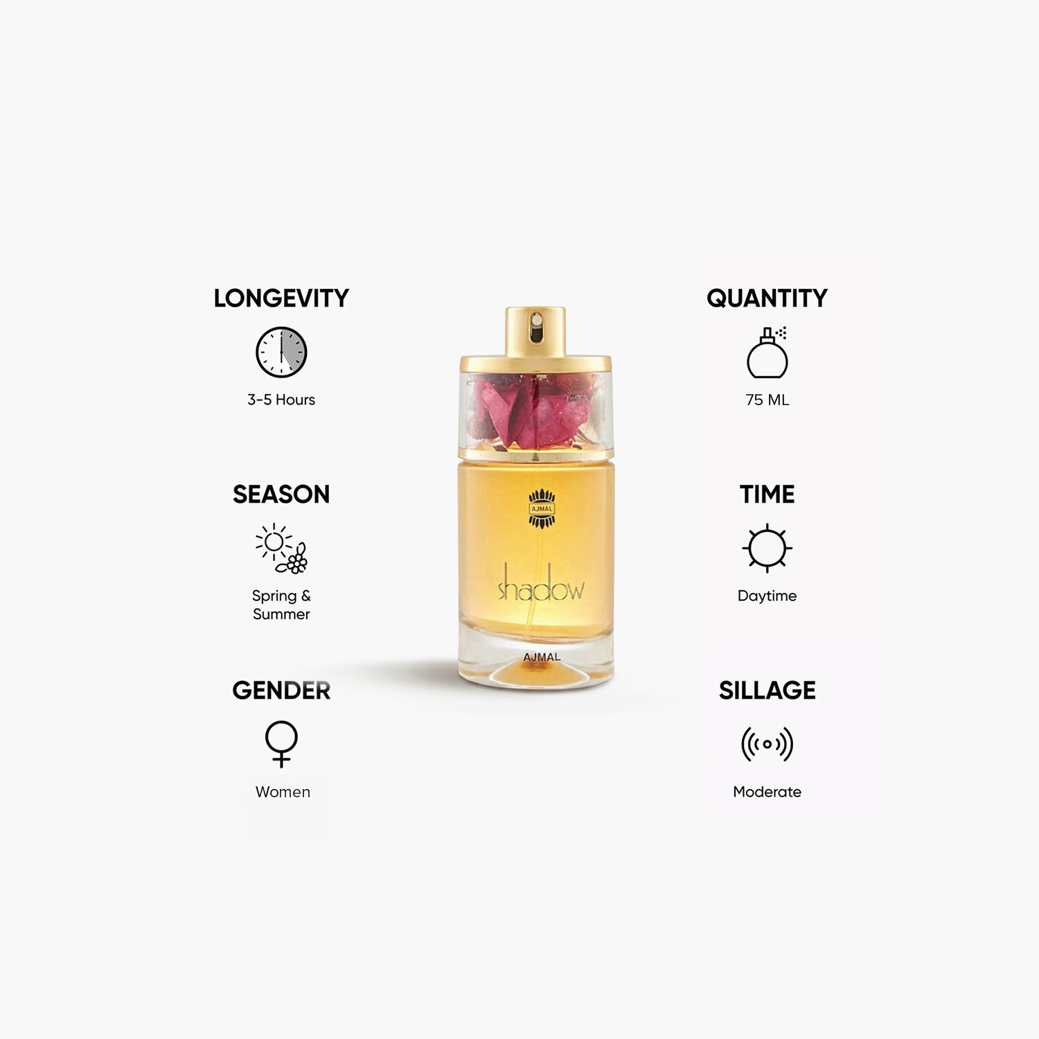 Ajmal Shadow Eau De Parfum Spray - 75 ml-beautyandpersonalcare-fragrance-women-image-5