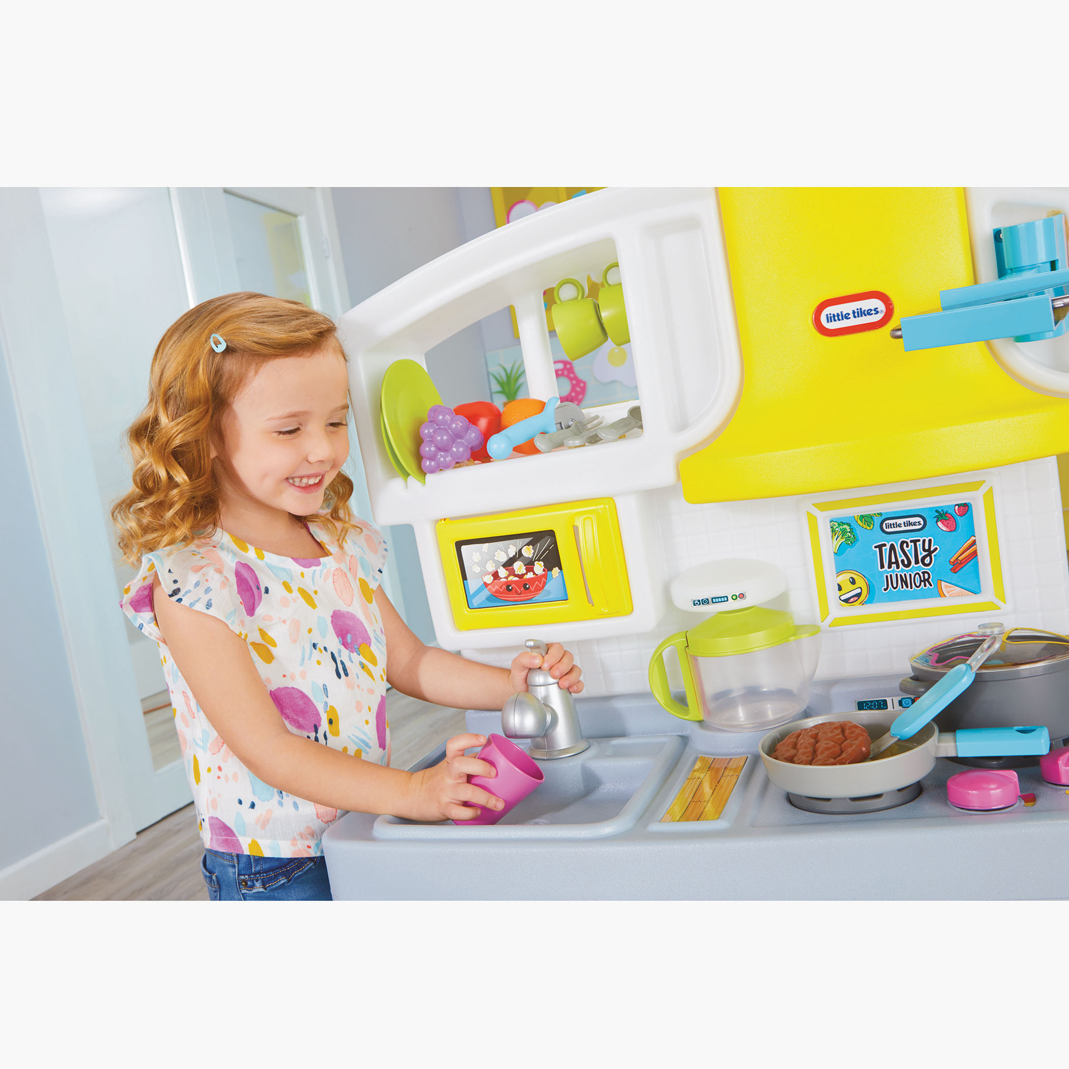 مجموعة المطبخ تيستي جونيور بيك آند شيك من ليتل تايكس-toys-roleplay-kitchensets-image-17