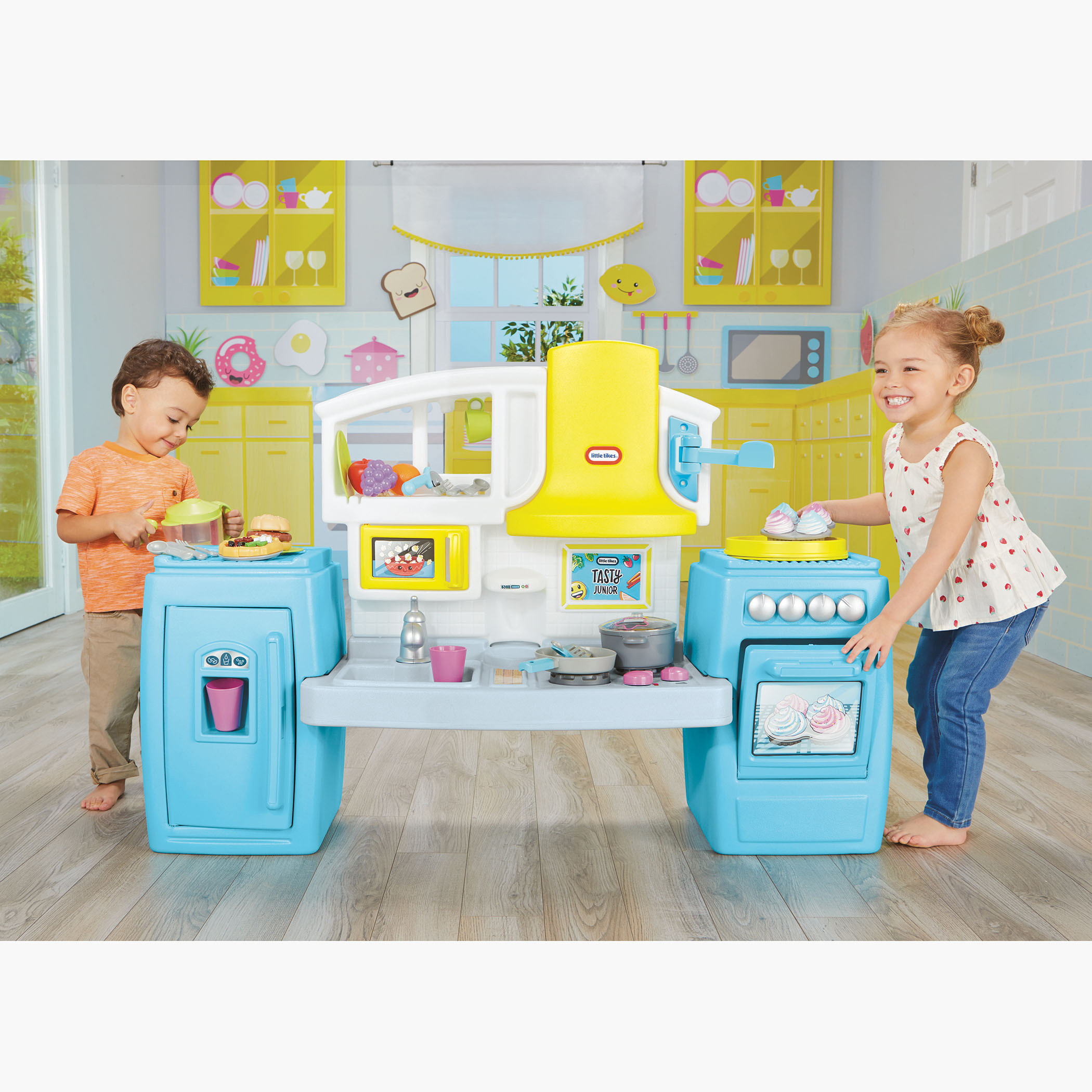 مجموعة المطبخ تيستي جونيور بيك آند شيك من ليتل تايكس-toys-roleplay-kitchensets-image-18