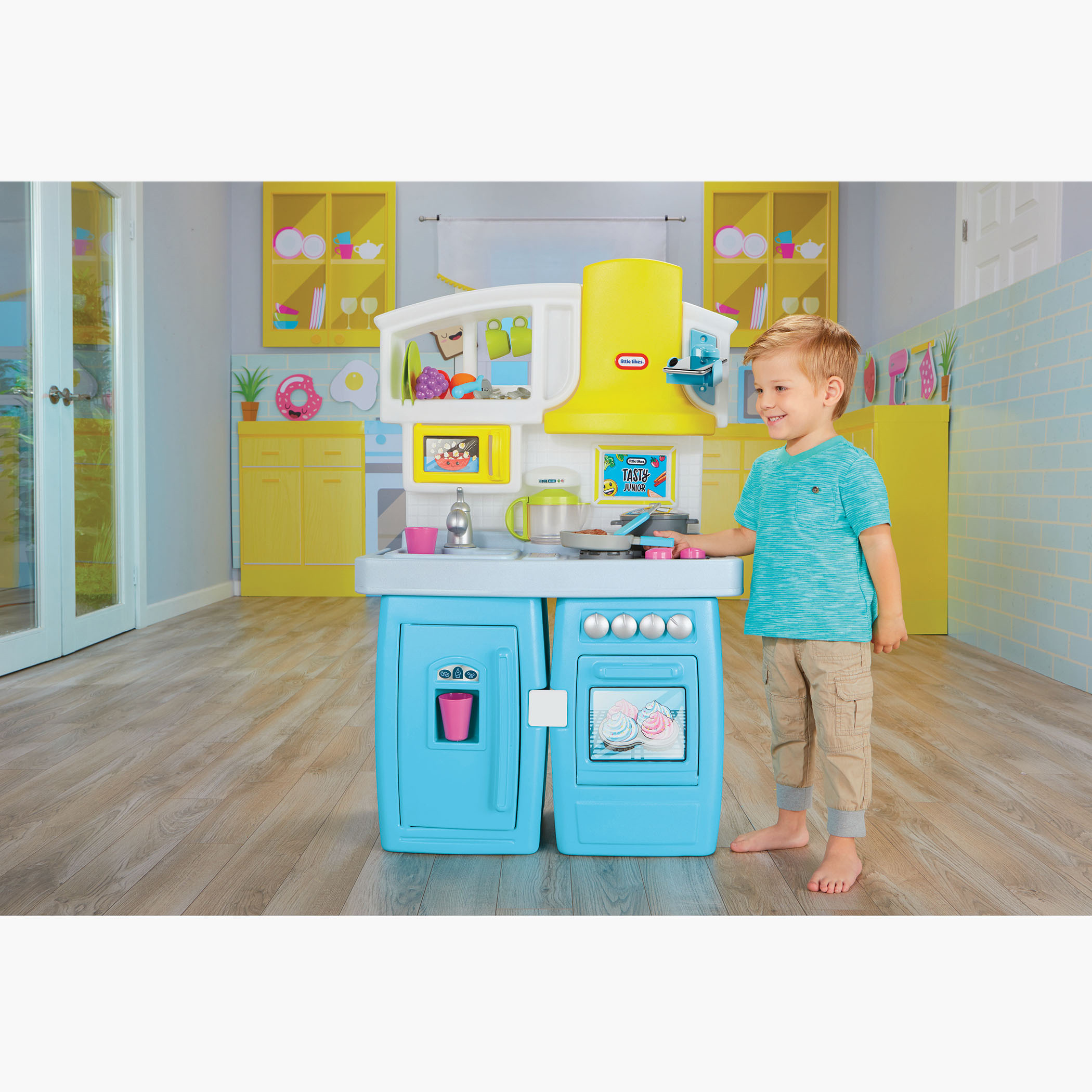 مجموعة المطبخ تيستي جونيور بيك آند شيك من ليتل تايكس-toys-roleplay-kitchensets-image-22