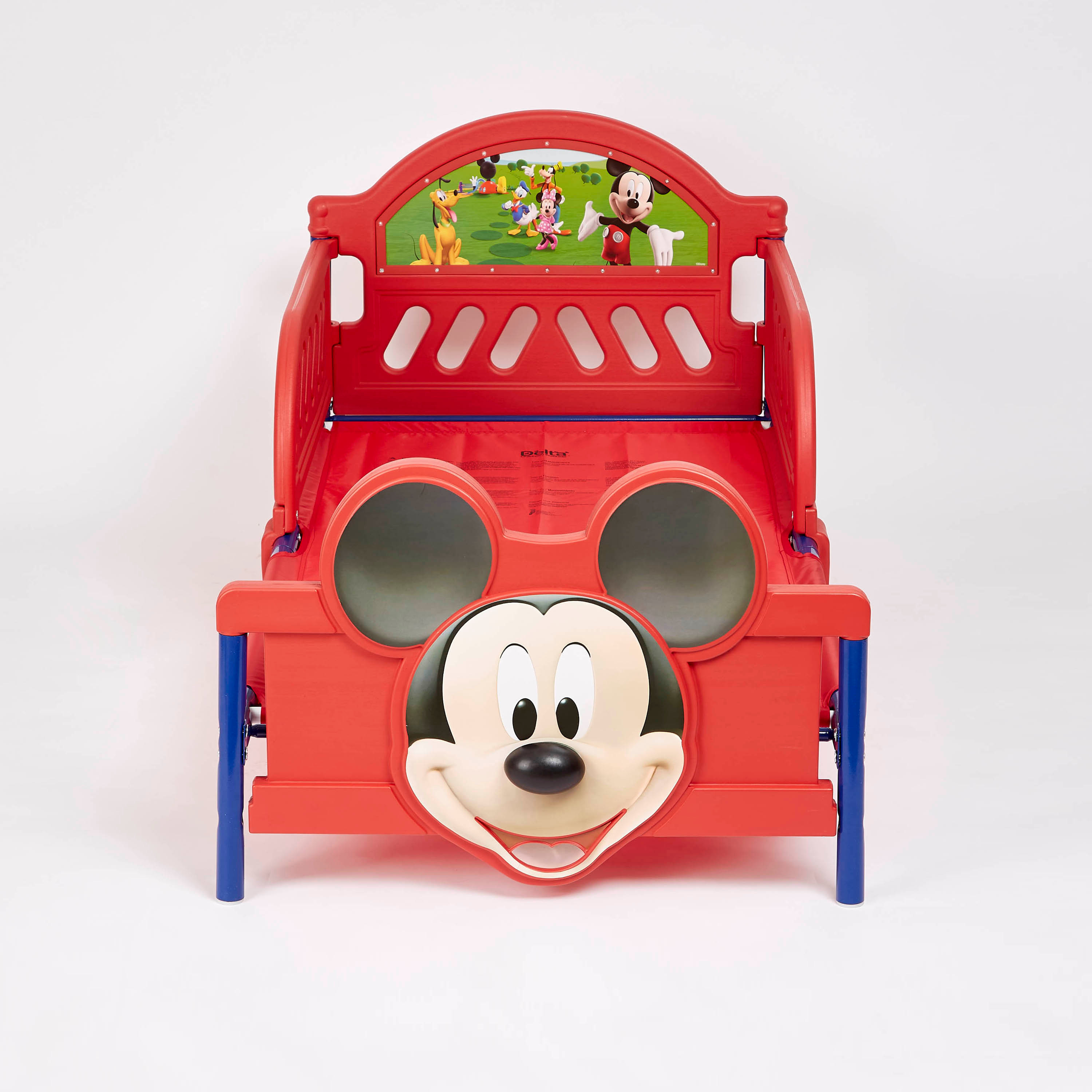 سرير ديزني ميكي ماوس للأطفال الصغار - أحمر-baby-nursery-furniture-cribsandbeds-beds-image-3