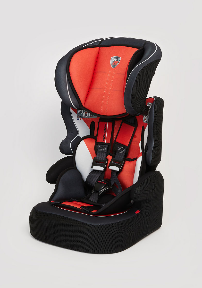 Nania Beline Red Racing Baby Car Seat with Adjustable Head Support (Upto 12 years)-Car Seats-image-0