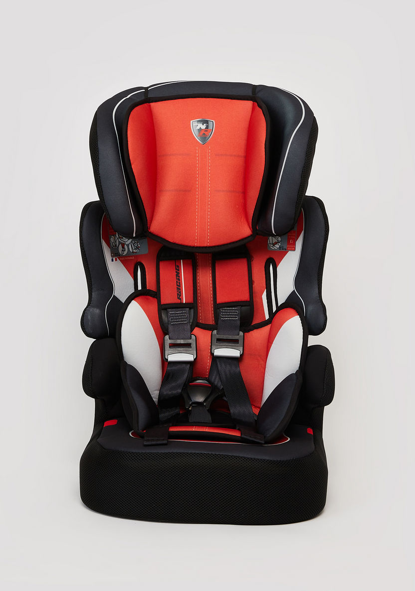 Nania Beline Red Racing Baby Car Seat with Adjustable Head Support (Upto 12 years)-Car Seats-image-1