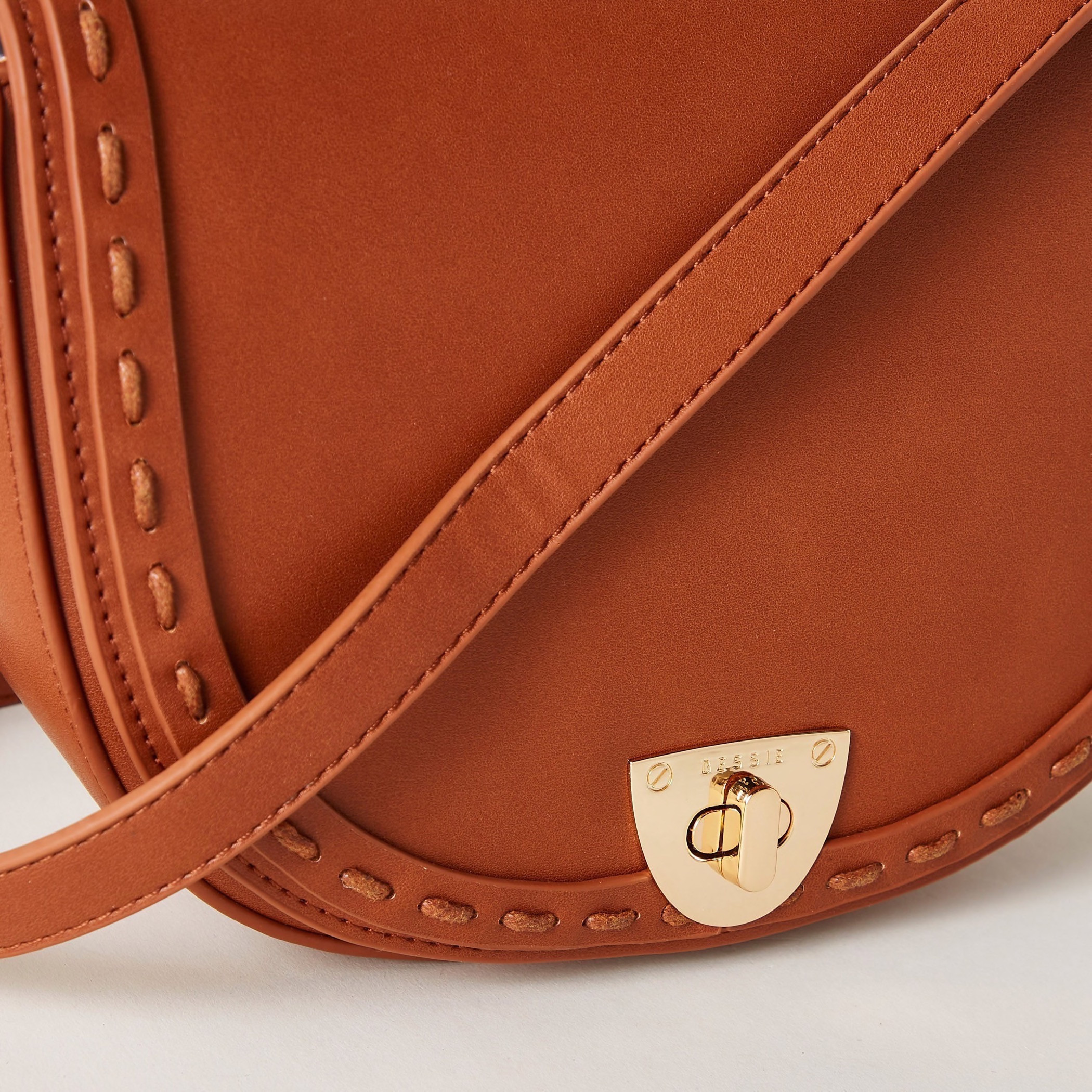 Bessie London Solid Crossbody Bag with Adjustable Strap-women-bagsandwallets-handbags-image-2
