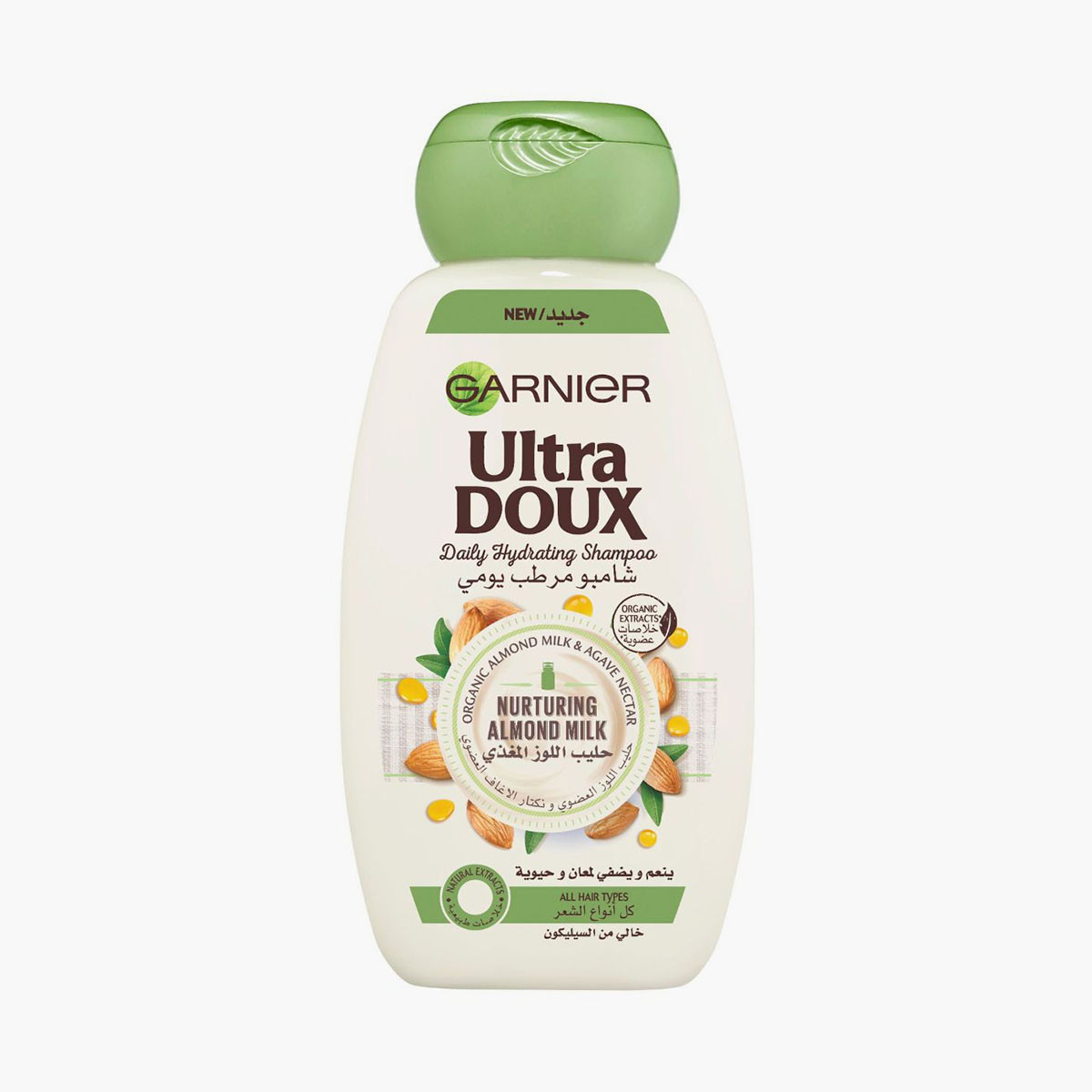 Garnier Ultra Doux Almond Milk Hydrating Shampoo - 200 ml-beautyandpersonalcare-hair-haircare-shampoos-image-1