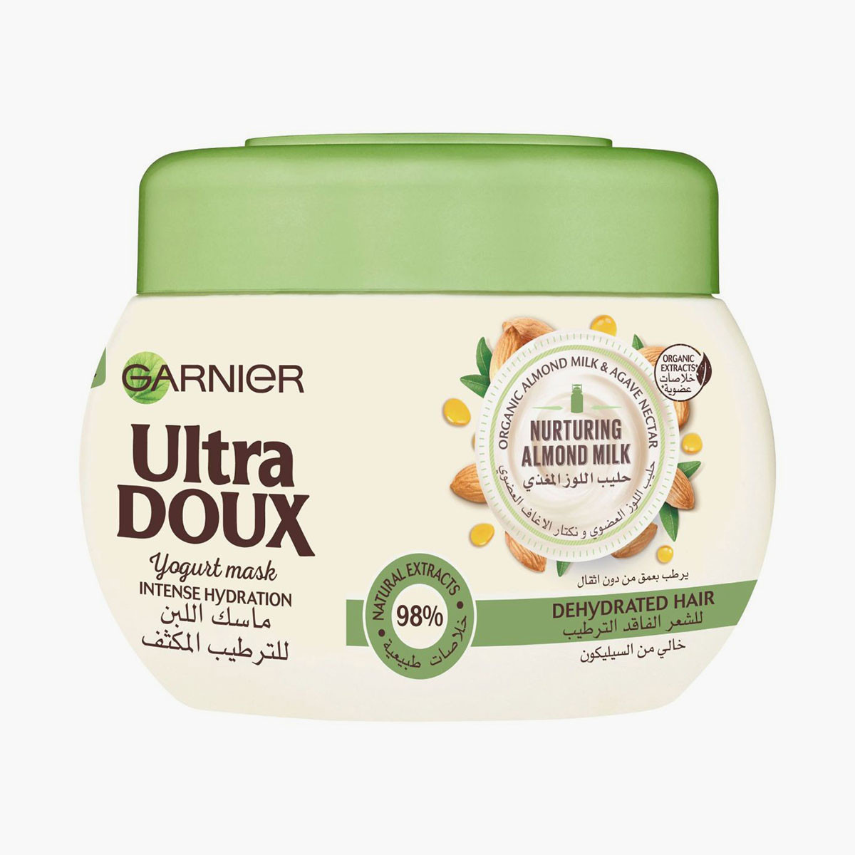 Garnier Ultra Doux Almond Milk Intense Hydration Yogurt Hair Mask - 300 ml-beautyandpersonalcare-hair-haircare-hairmasksandcreams-image-1
