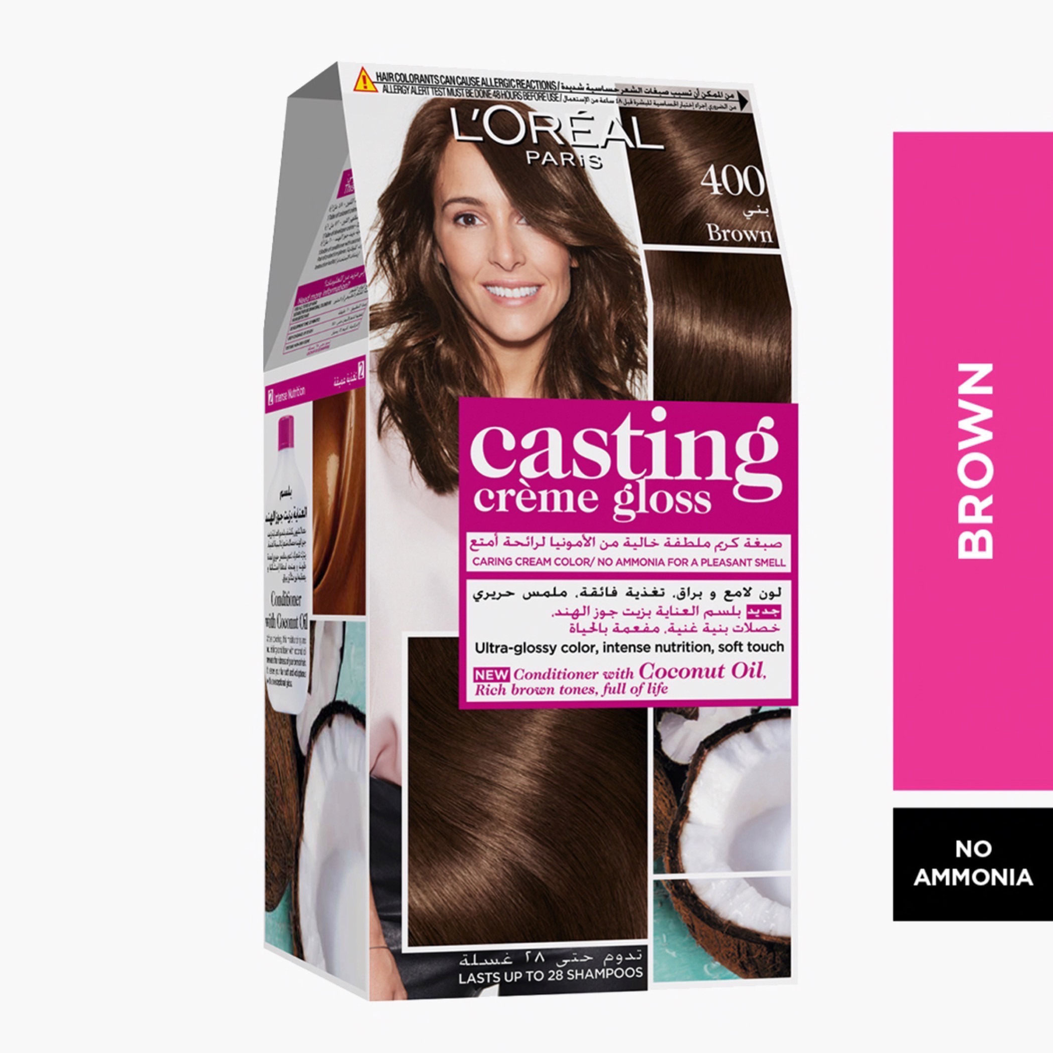 Loreal Casting Crème Gloss 400 Chatain Brown Hair Colour-beautyandpersonalcare-hair-hairstyling-haircolours-image-1