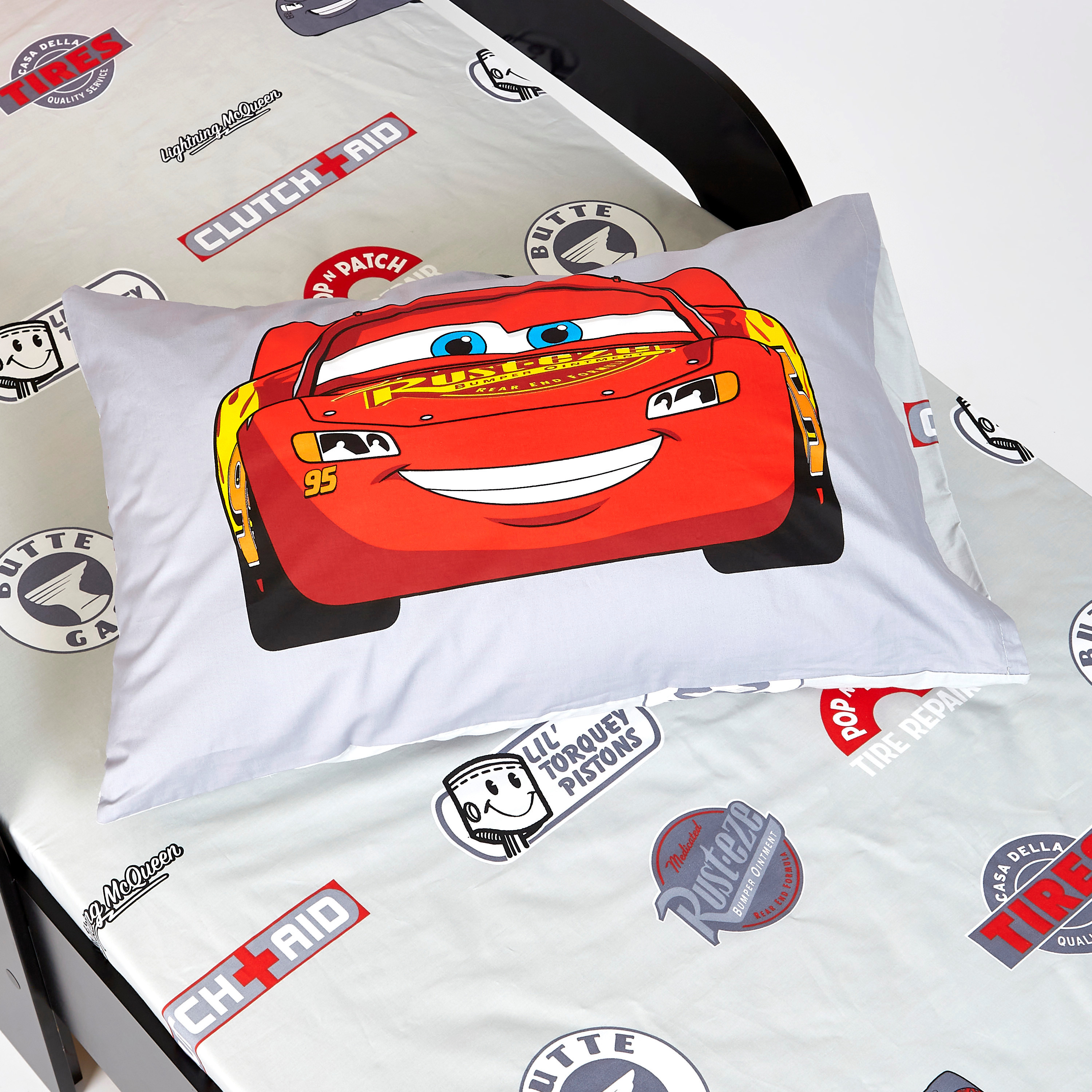 Disney Cars Fitted Sheet & Pillowcase Set-baby-nursery-babybedding-image-5