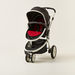 Giggles Fountain Black and Red Baby Stroller Cum Bassinet with Sun Canopy (Upto 3 years) -Strollers-thumbnail-0