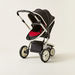Giggles Fountain Black and Red Baby Stroller Cum Bassinet with Sun Canopy (Upto 3 years) -Strollers-thumbnail-2