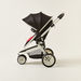 Giggles Fountain Black and Red Baby Stroller Cum Bassinet with Sun Canopy (Upto 3 years) -Strollers-thumbnail-4