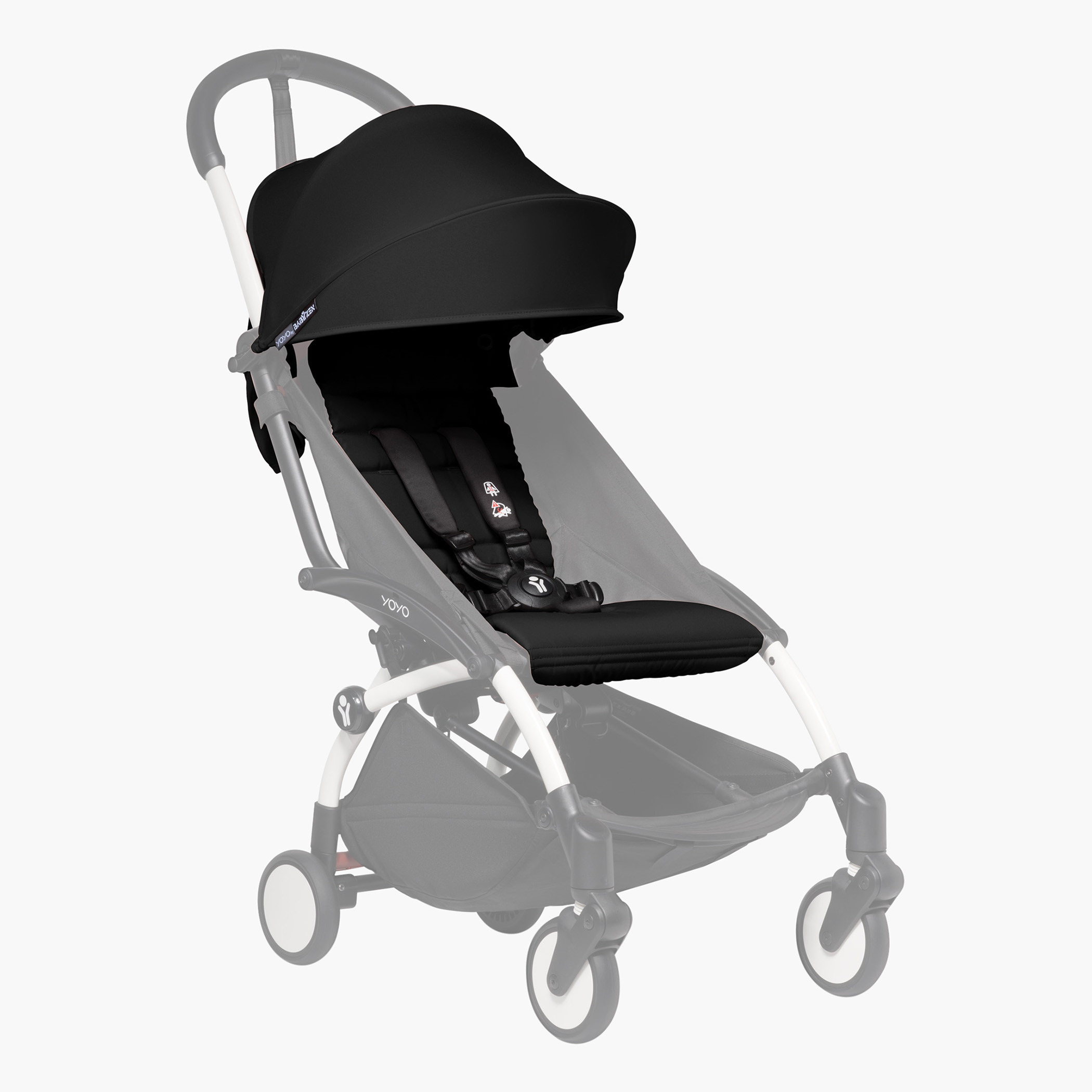 مجموعة اللون أسود يويو من بيبي زين - 6+-baby-gear-strollersandprams-strollers-image-1