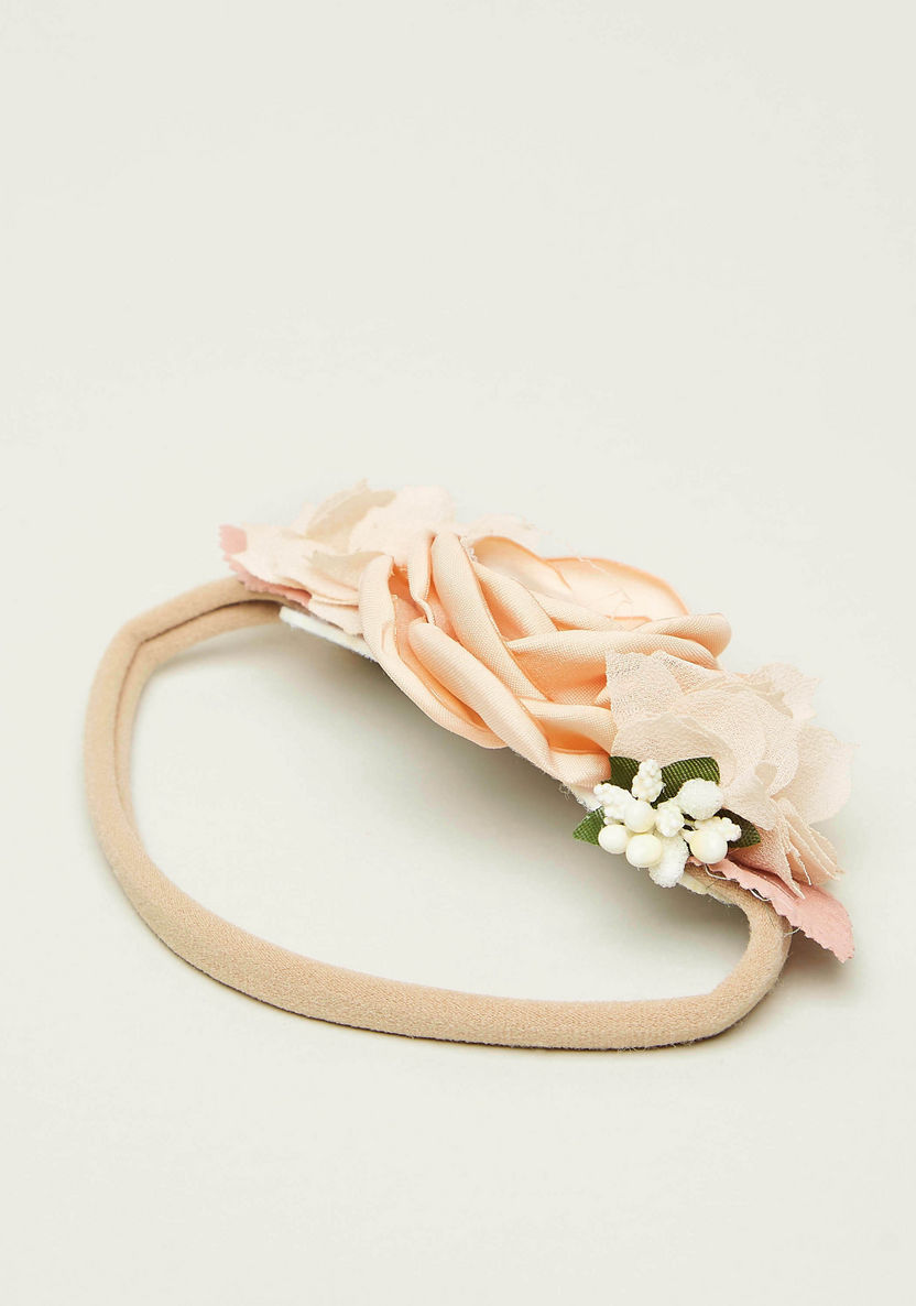 Charmz Hair Tie with Floral Accent-Hair Accessories-image-2
