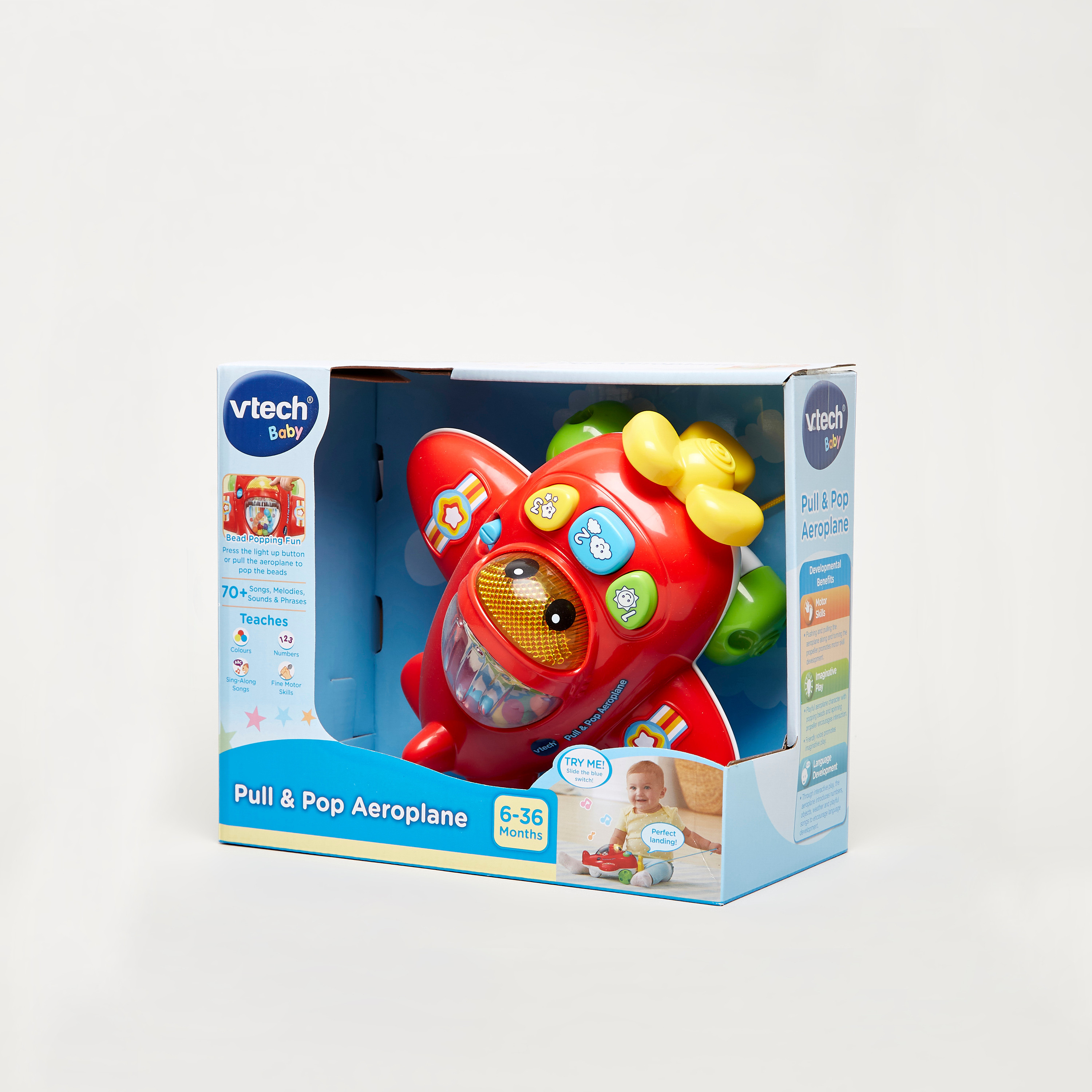 Vtech pull hot sale and pop aeroplane