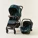 Giggles Lloyd Black and Teal 2-in-1 Stroller with Car Seat Travel System (Upto 3 years) -Modular Travel Systems-thumbnail-0