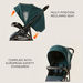 Giggles Lloyd Black and Teal 2-in-1 Stroller with Car Seat Travel System (Upto 3 years) -Modular Travel Systems-thumbnail-13