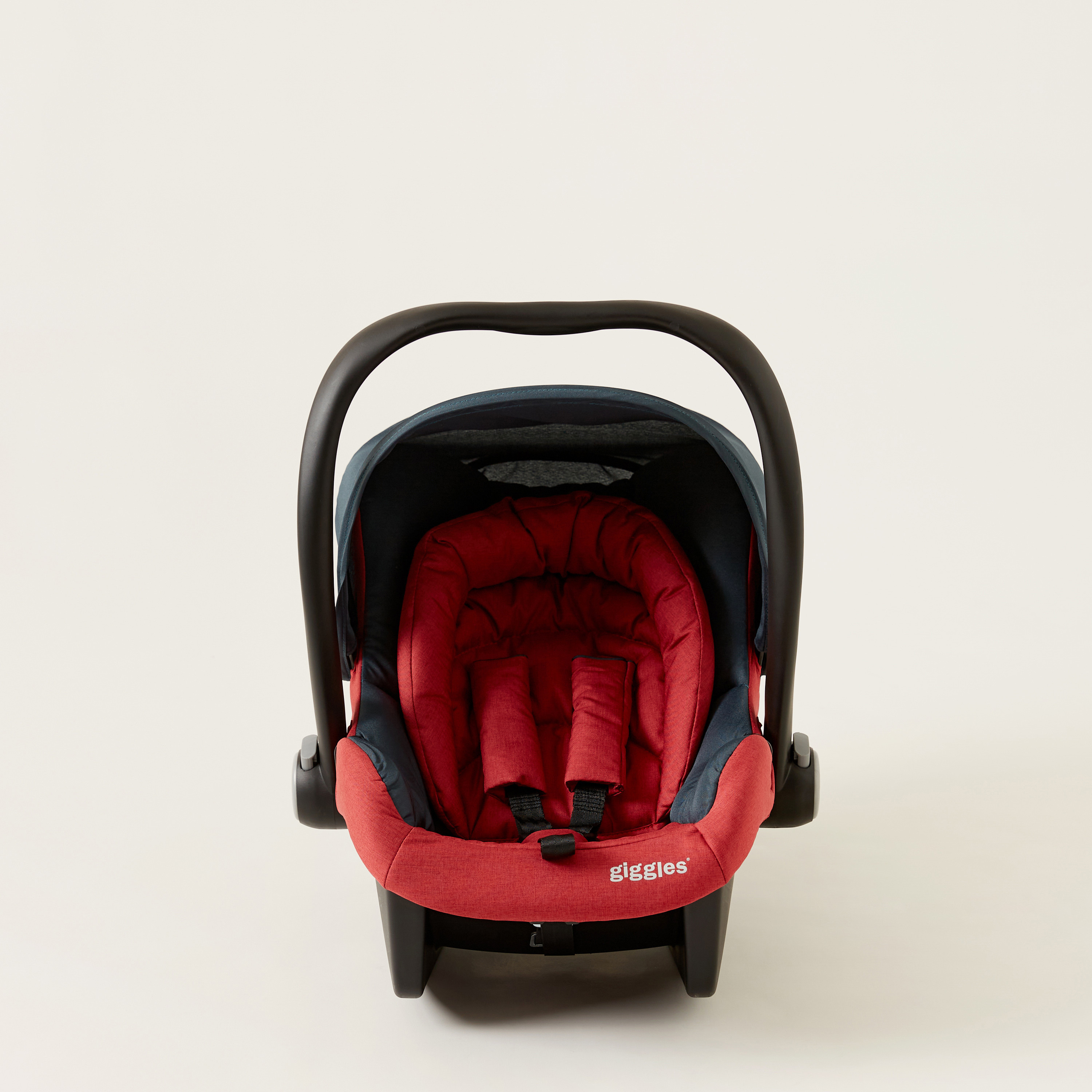 Giggles Lloyd Red and Black 2-in-1 Stroller with Car Seat Travel System (Upto 3 years) -baby-gear-strollersandprams-travelsystems-image-10