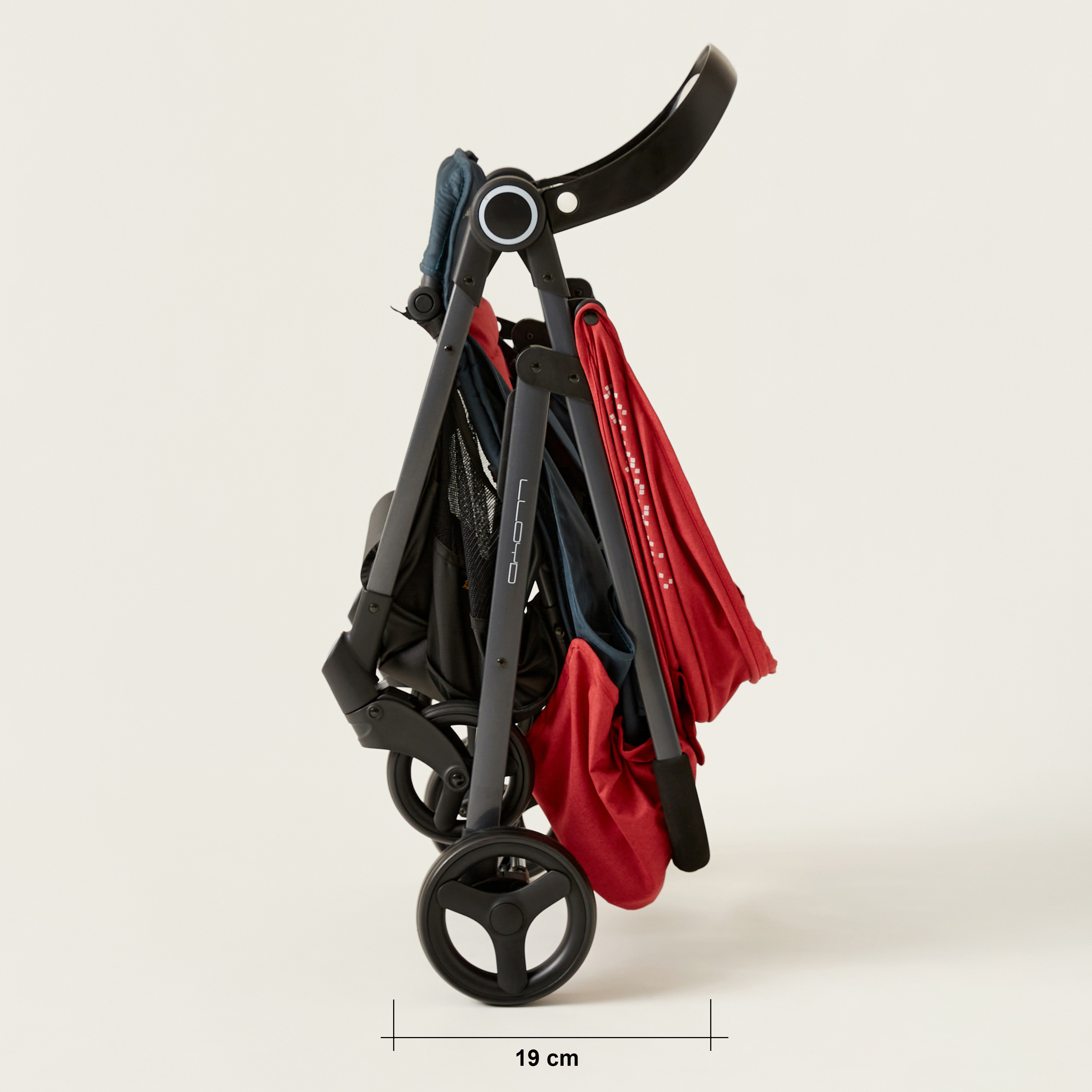 Giggles Lloyd Red and Black 2-in-1 Stroller with Car Seat Travel System (Upto 3 years) -baby-gear-strollersandprams-travelsystems-image-19